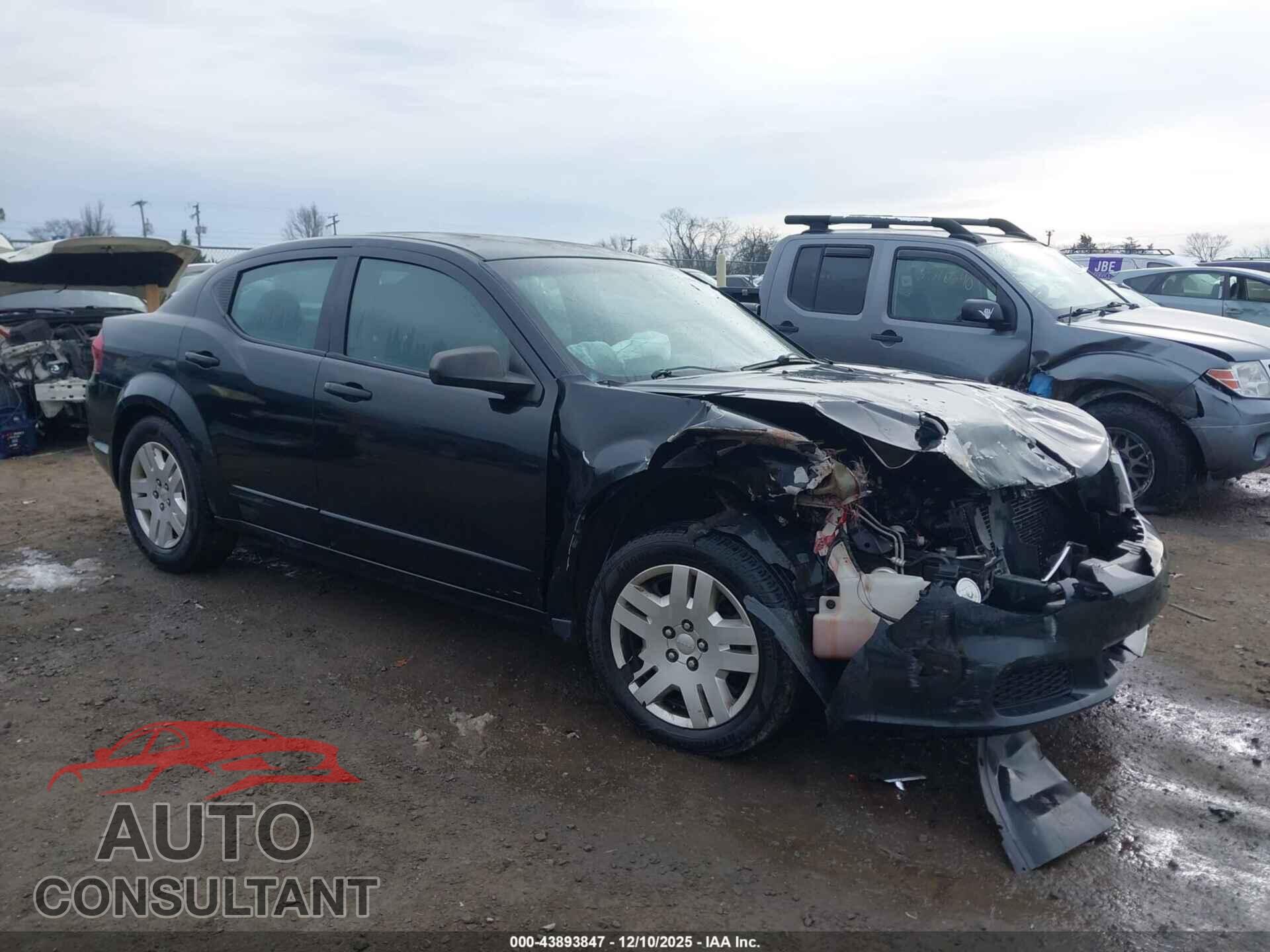 DODGE AVENGER 2012 - 1C3CDZAB5CN231218