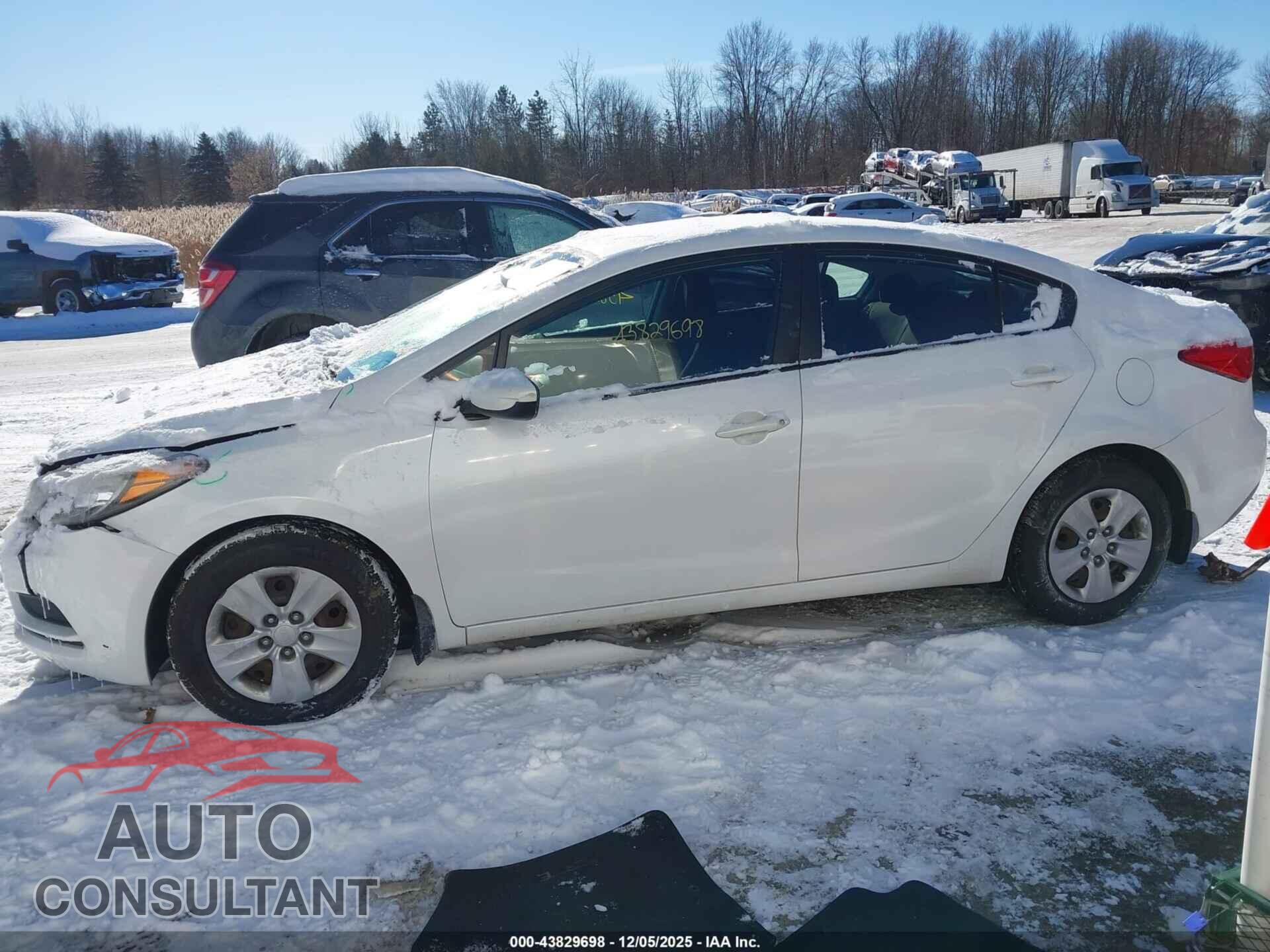 KIA FORTE 2014 - KNAFK4A6XE5087153