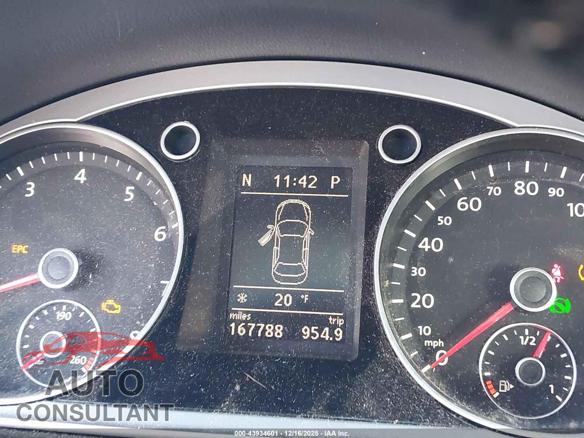 VOLKSWAGEN CC 2012 - WVWMP7AN6CE525930