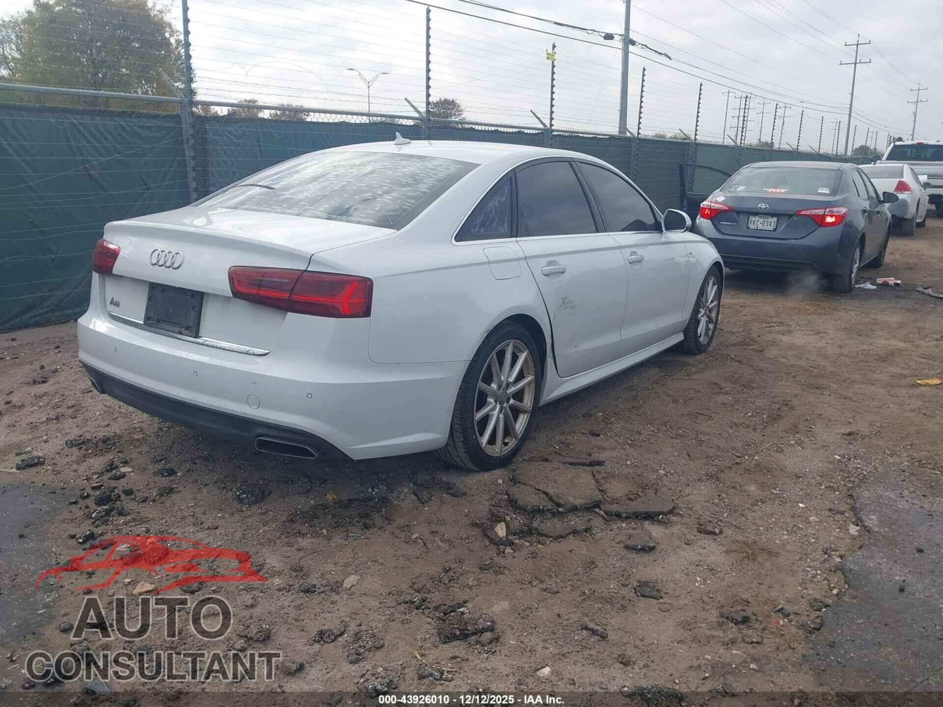 AUDI A6 2017 - WAUC8AFC5HN036033