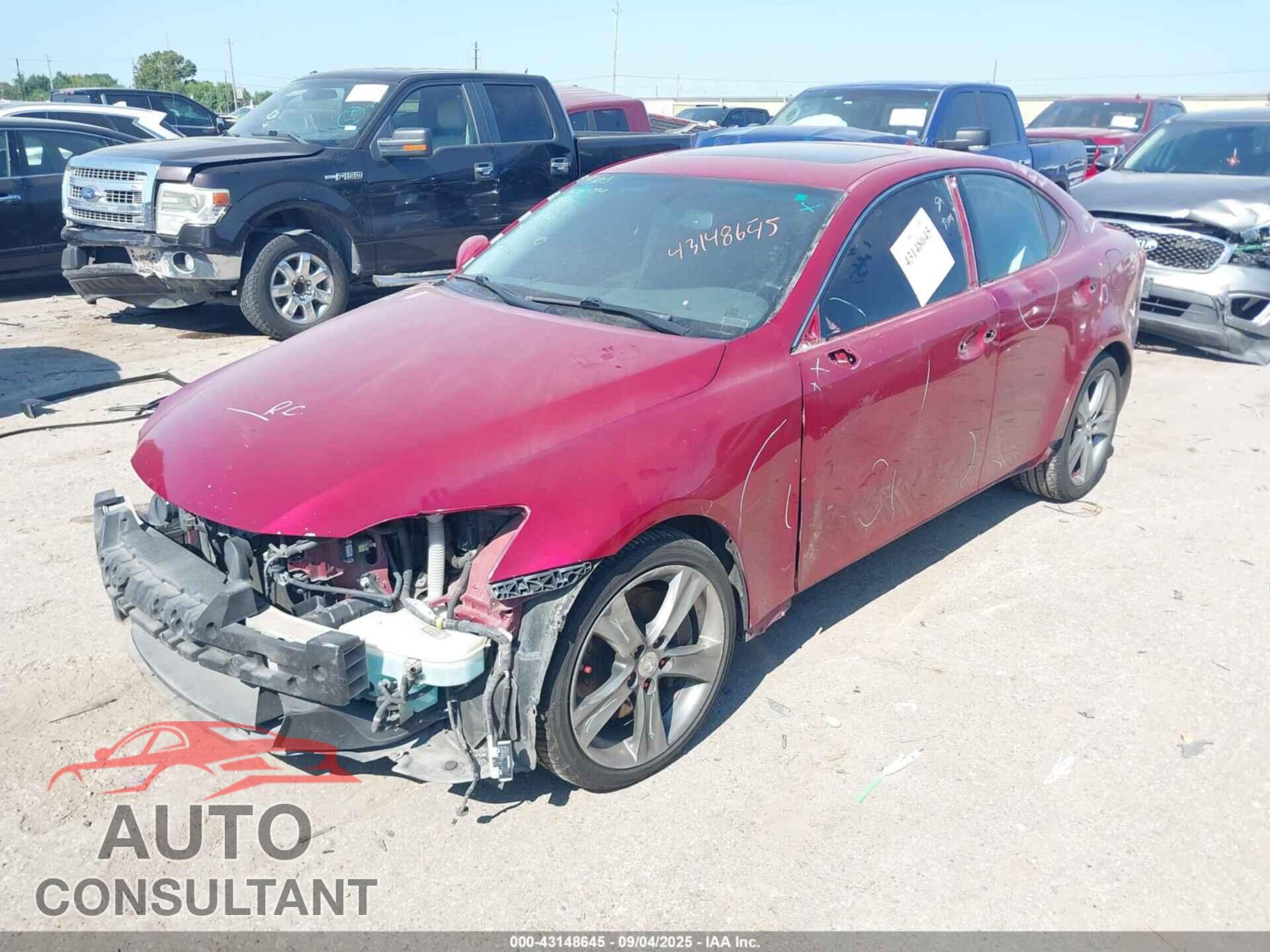 LEXUS IS 350 2011 - JTHBE5C26B5027194
