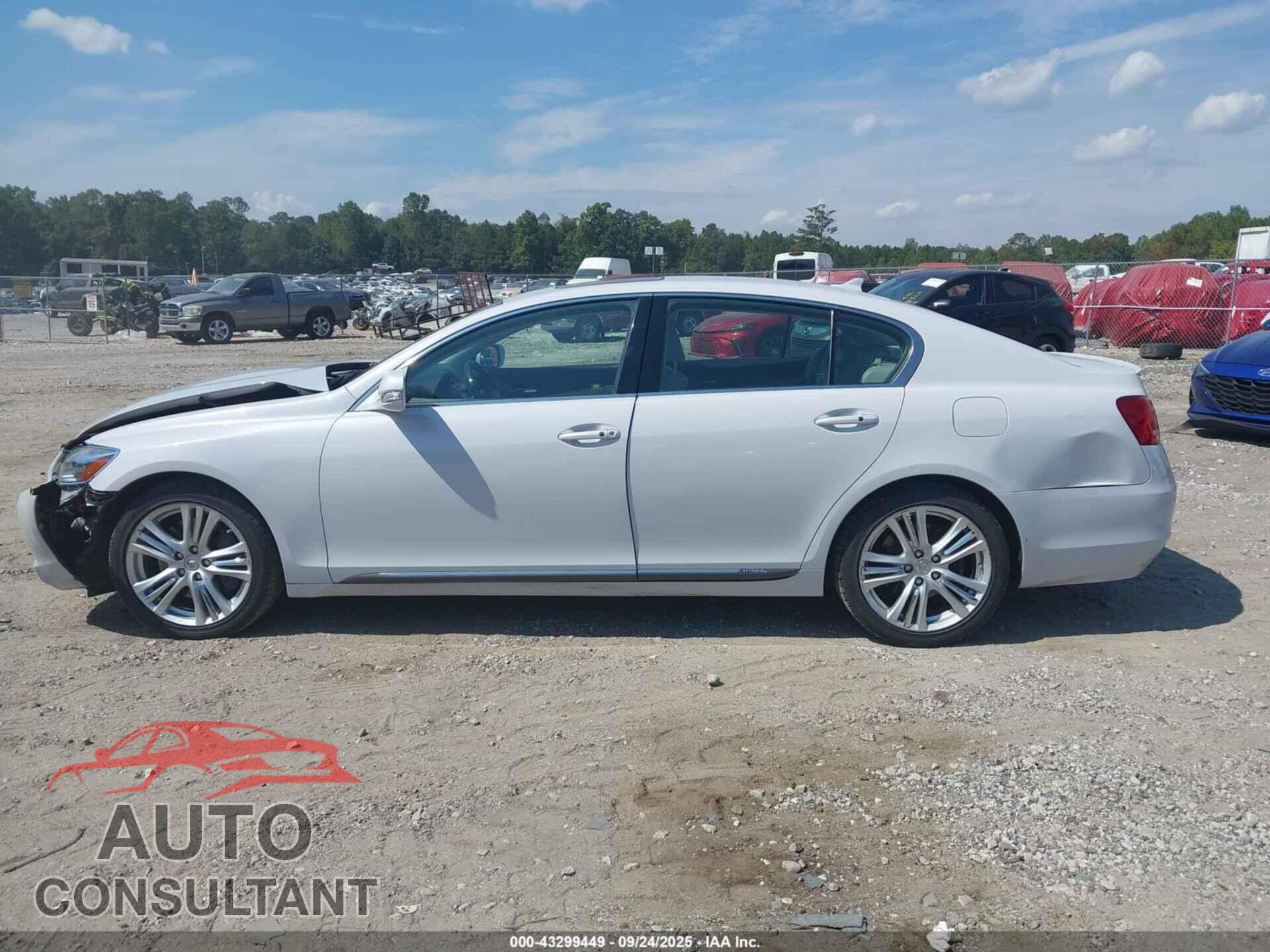 LEXUS GS 450H 2009 - JTHBC96S995017858