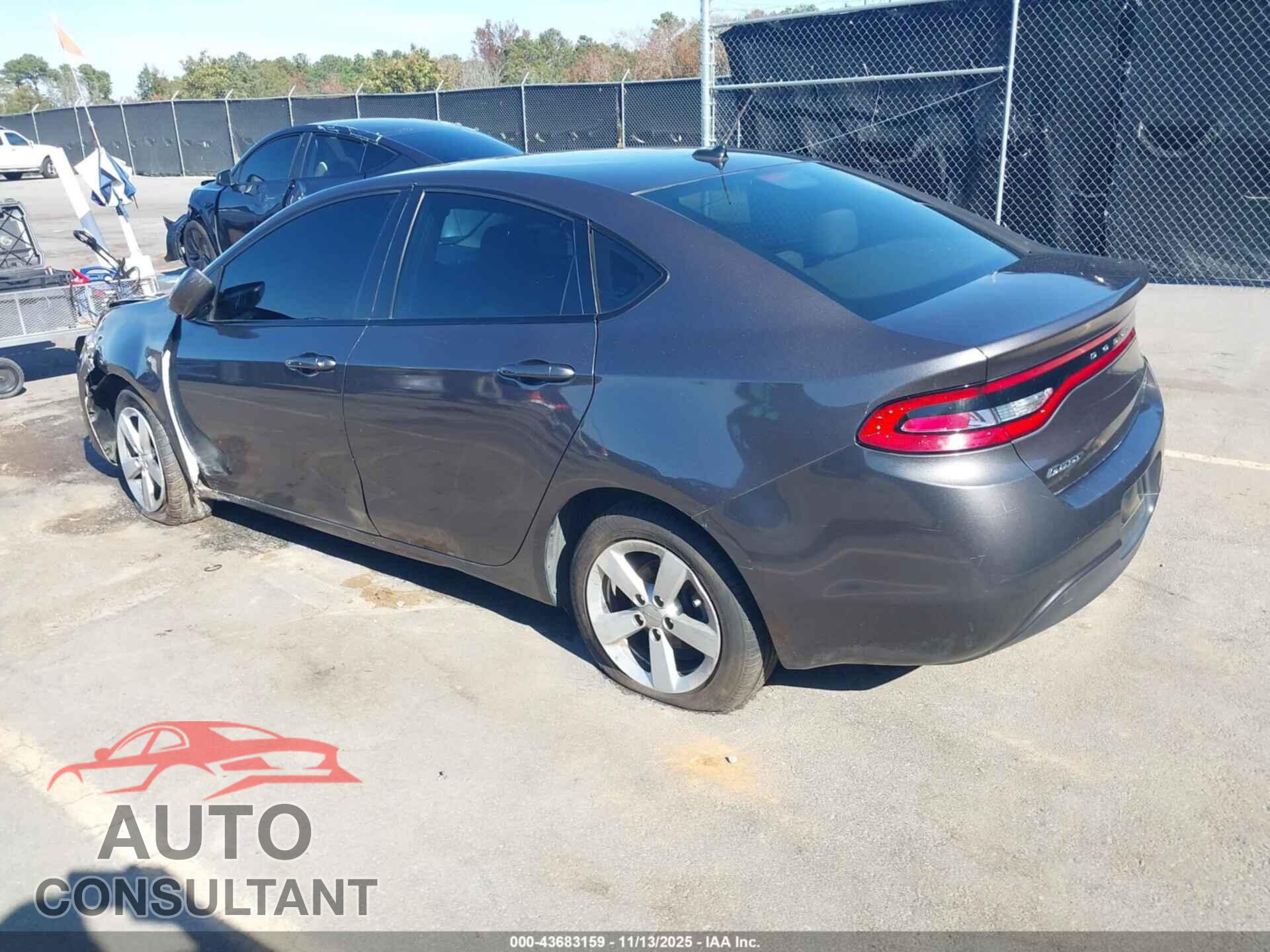 DODGE DART 2015 - 1C3CDFBB9FD431803