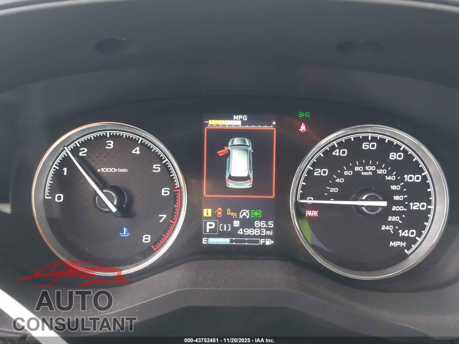 SUBARU FORESTER 2019 - JF2SKAWC9KH557196