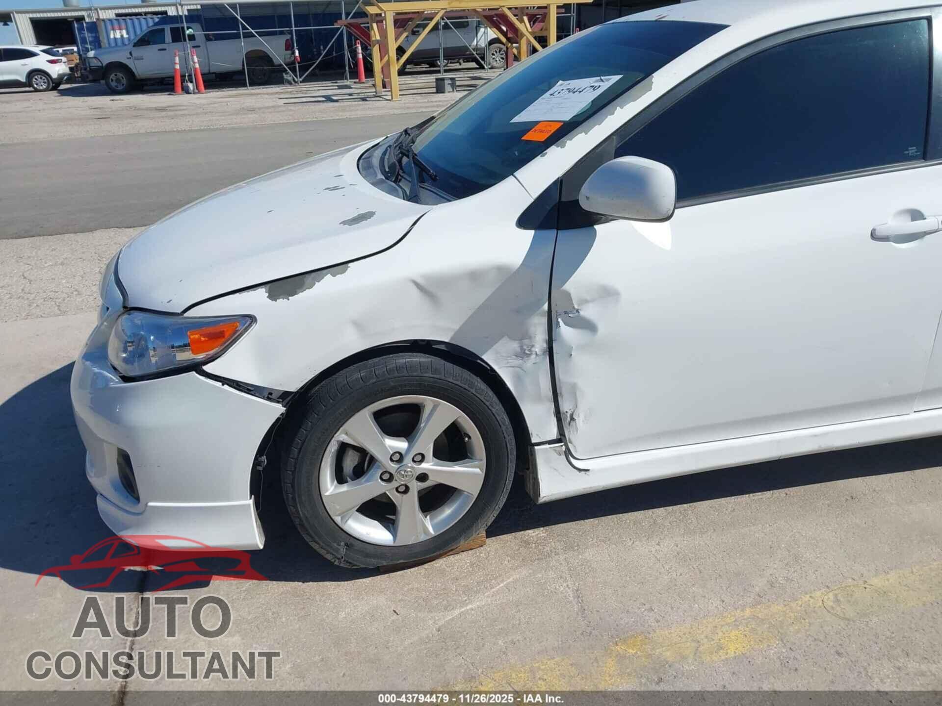 TOYOTA COROLLA 2012 - 5YFBU4EE9CP032707