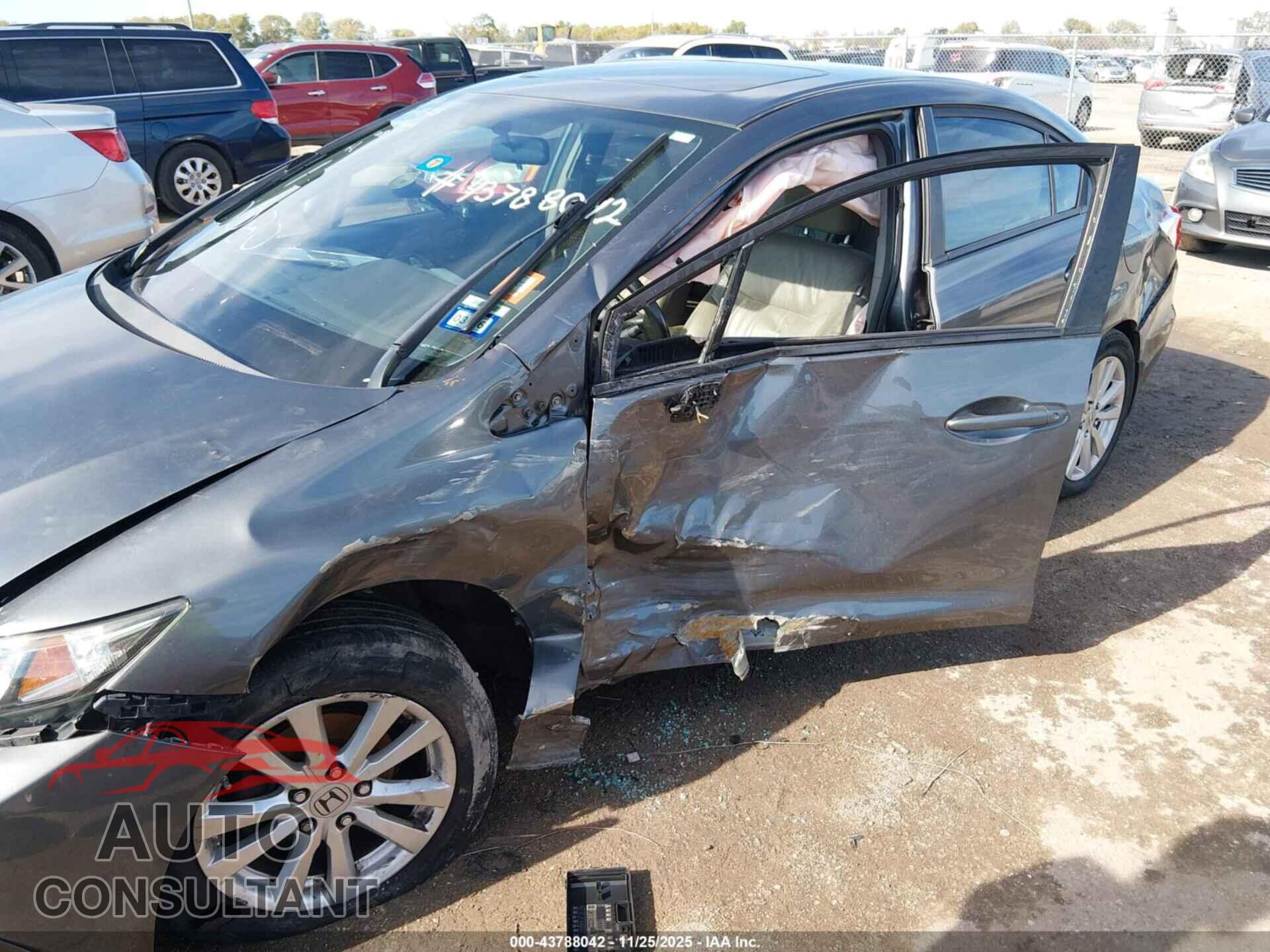 HONDA CIVIC 2012 - 19XFB2F93CE310080