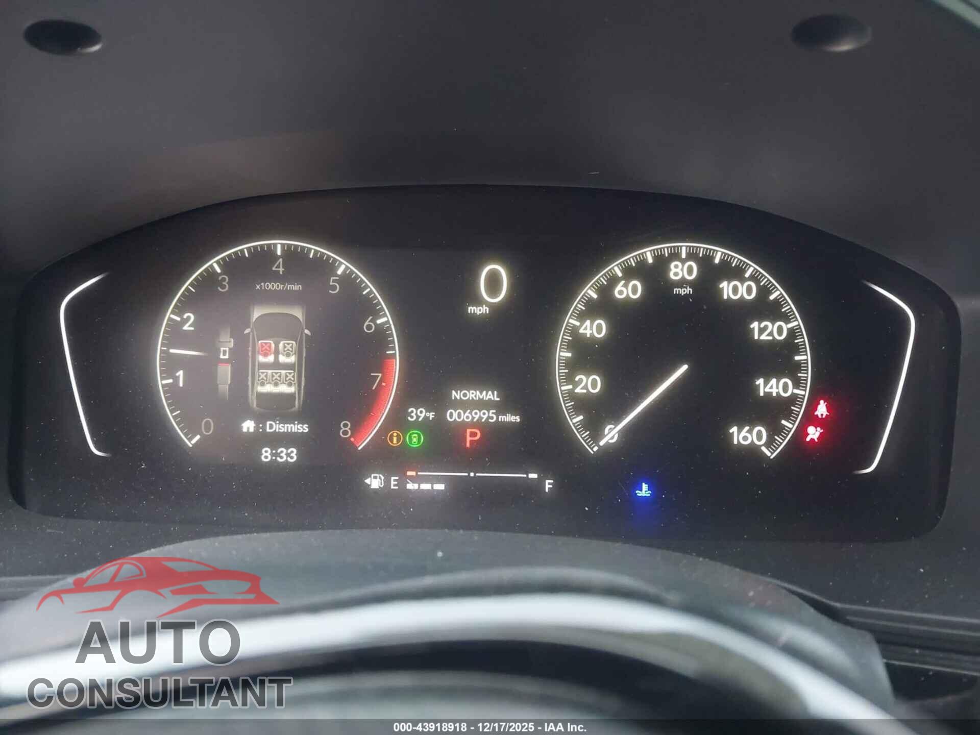 HONDA CIVIC 2026 - 2HGFE2F55TH509626