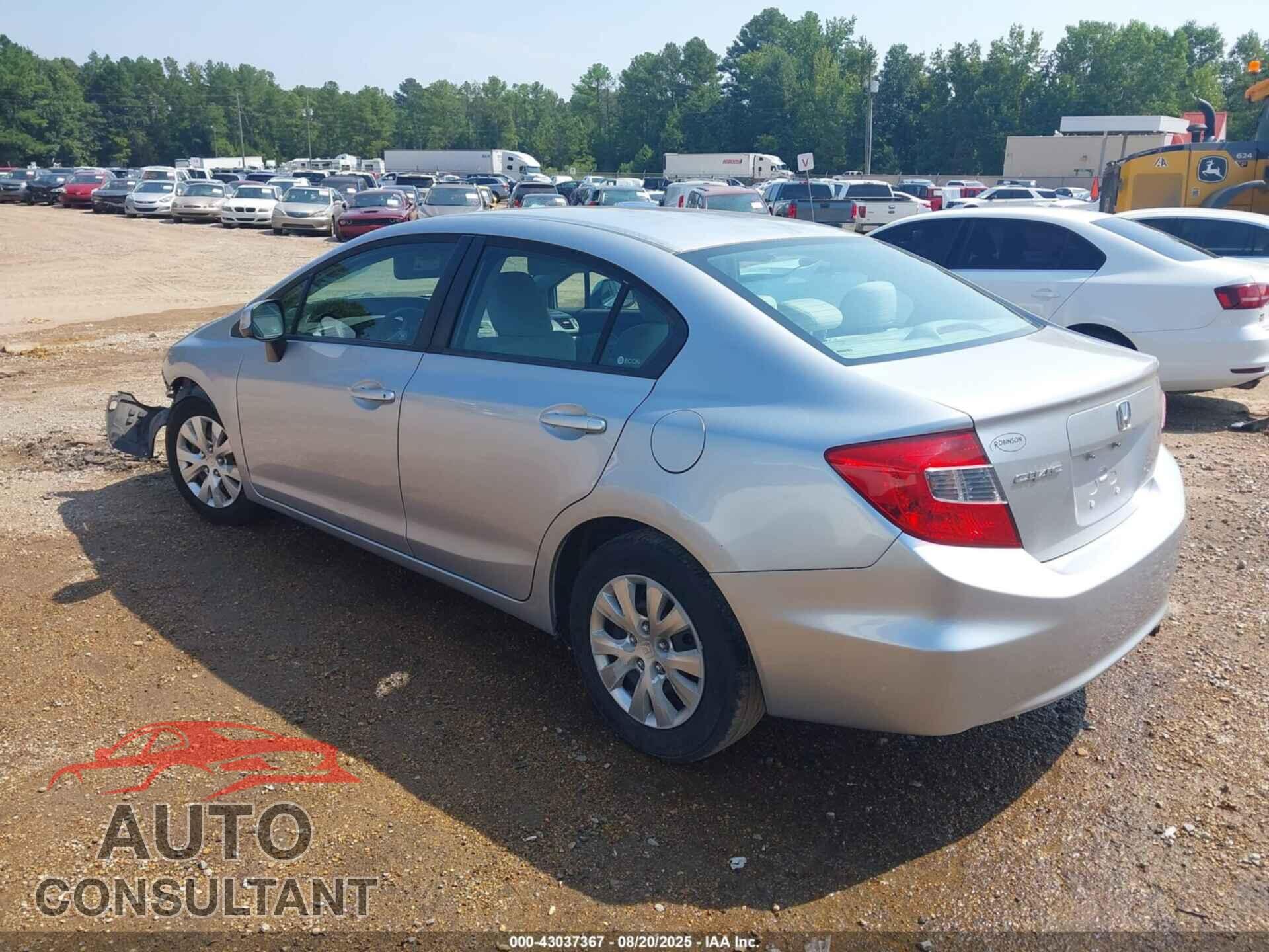 HONDA CIVIC 2012 - 19XFB2F52CE078729
