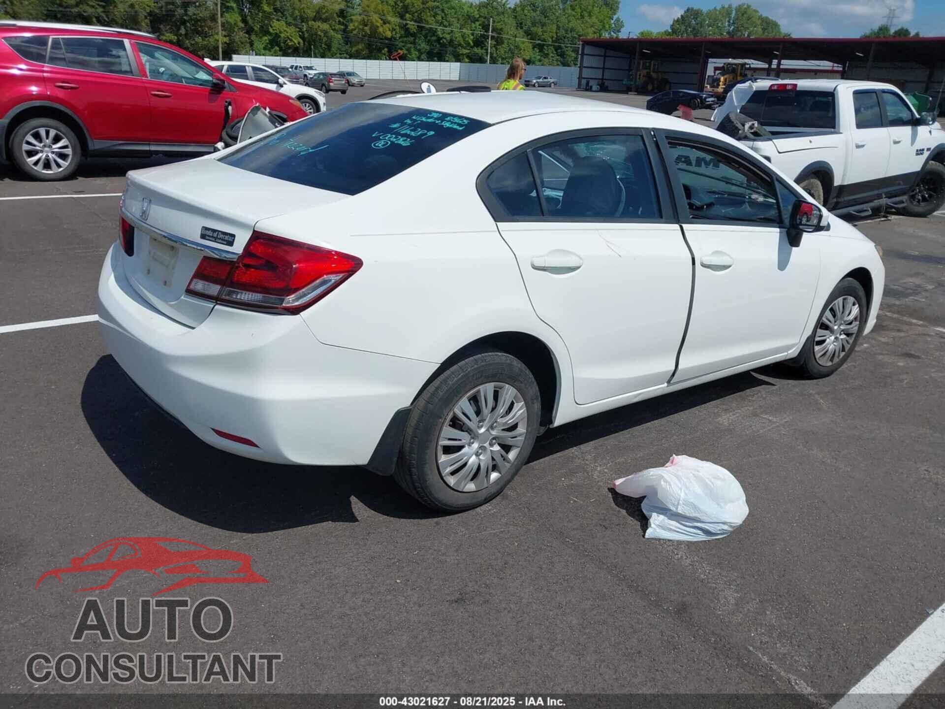 HONDA CIVIC 2014 - 19XFB2F51EE002826