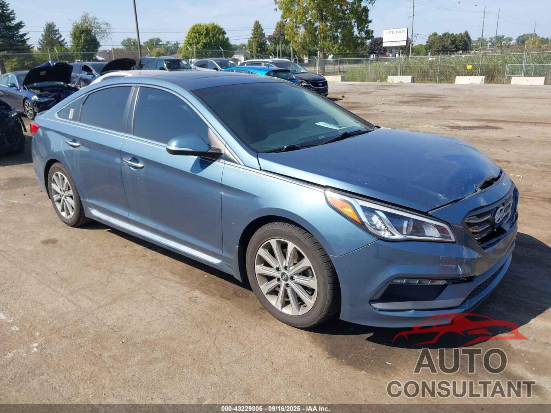 HYUNDAI SONATA 2017 - 5NPE34AF3HH587526