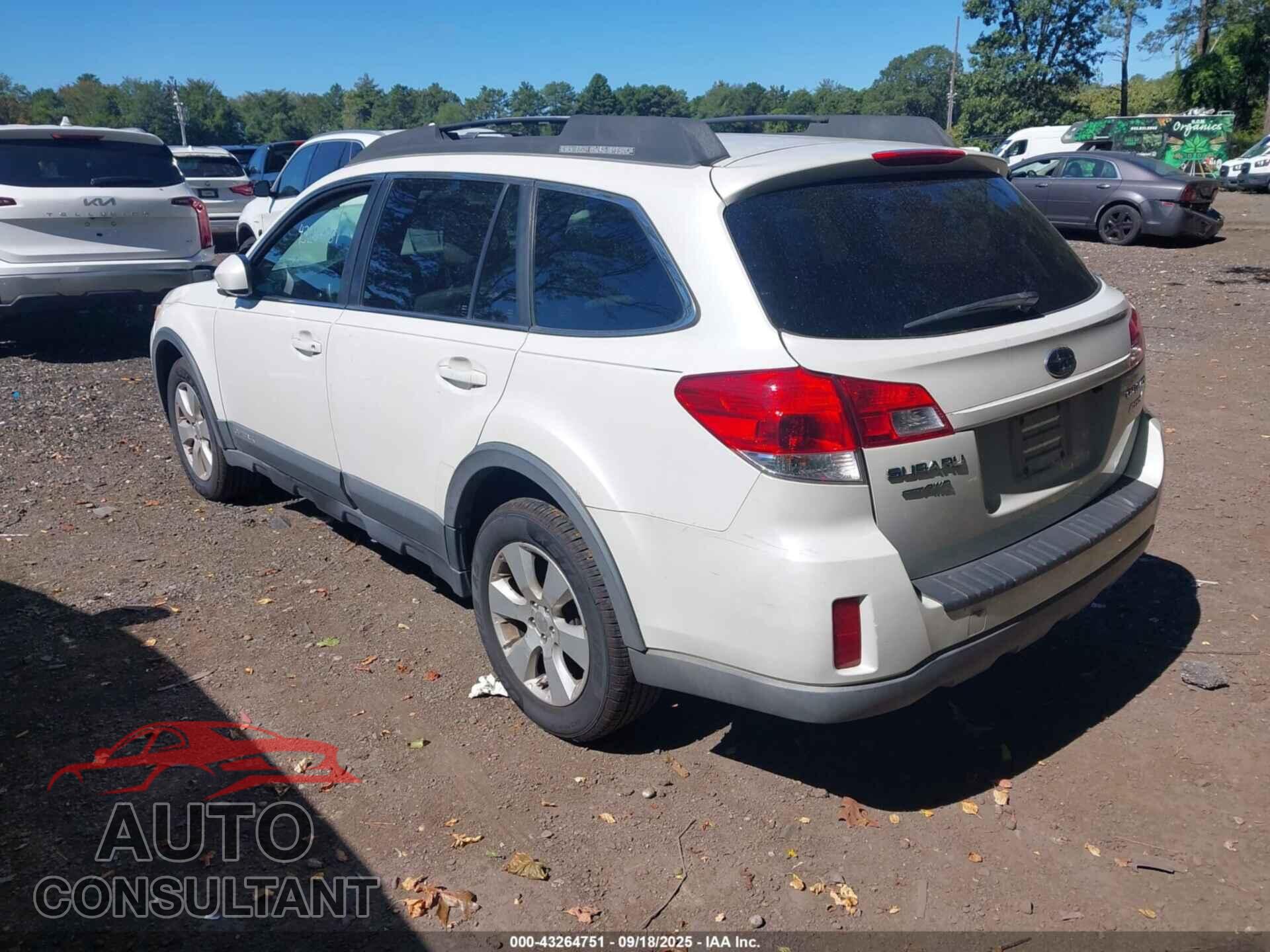 SUBARU OUTBACK 2011 - 4S4BRBCC3B3404259