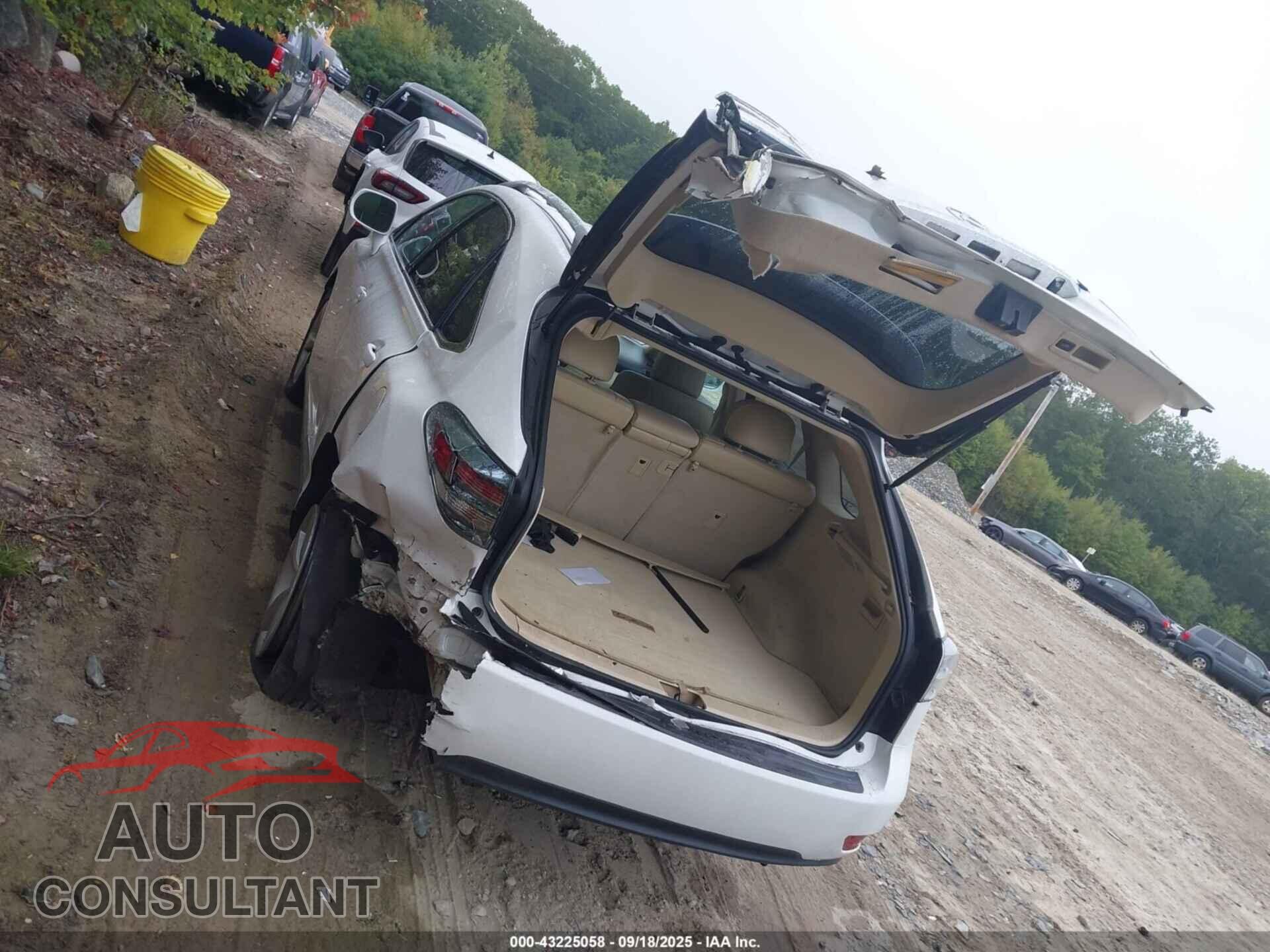 LEXUS RX 350 2011 - 2T2BK1BA4BC100170