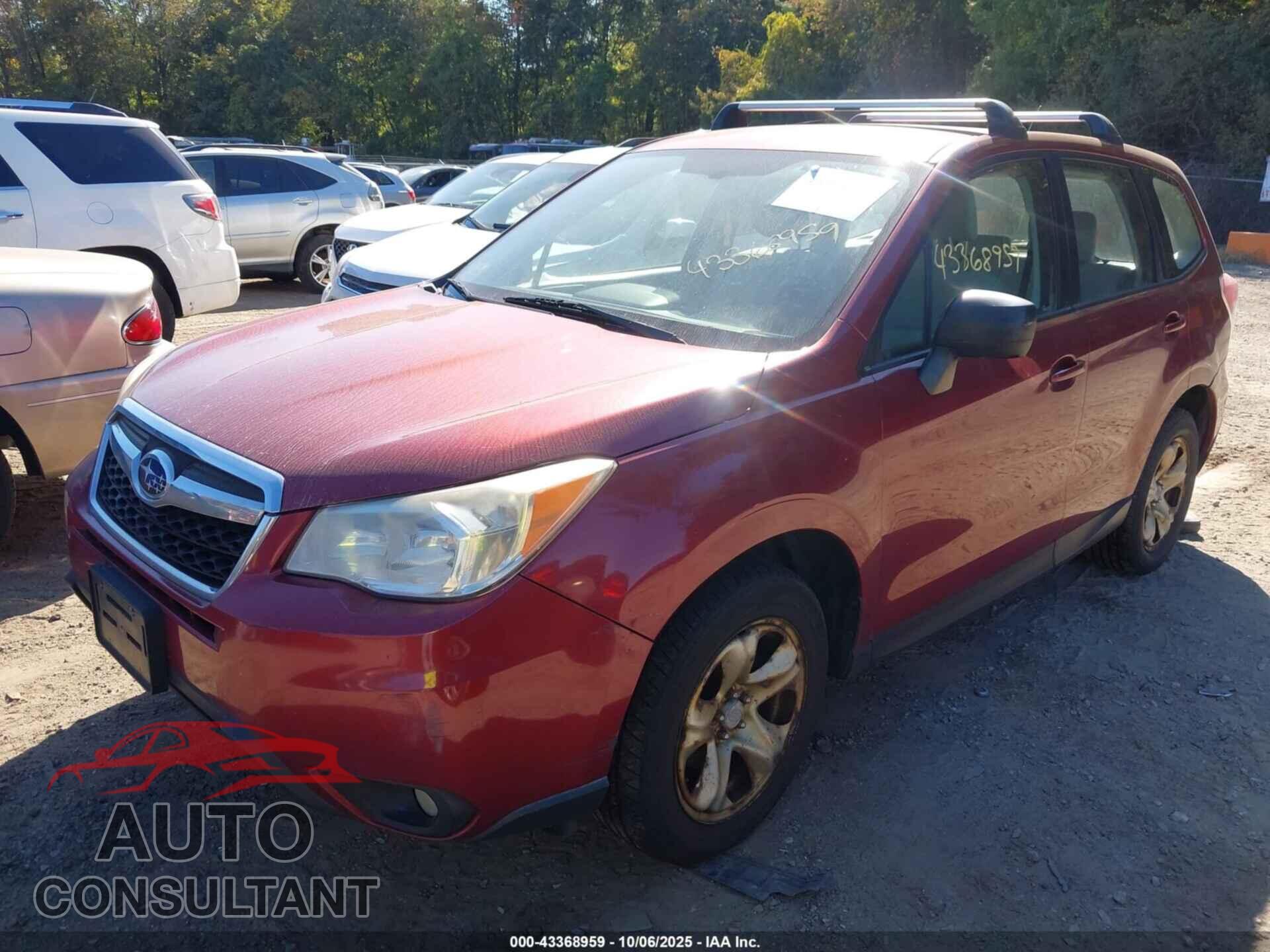 SUBARU FORESTER 2014 - JF2SJAAC0EH488137