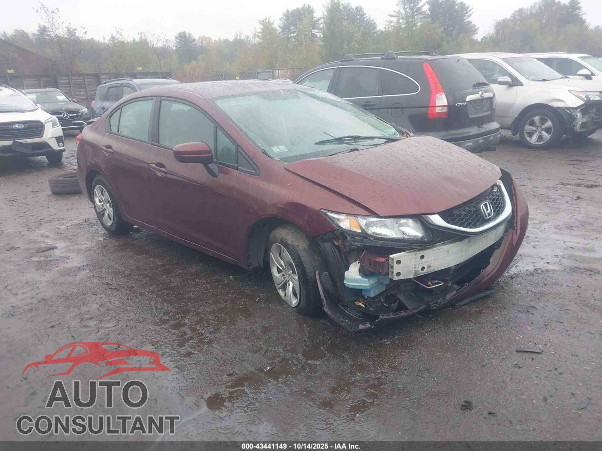 HONDA CIVIC 2015 - 19XFB2F57FE085583