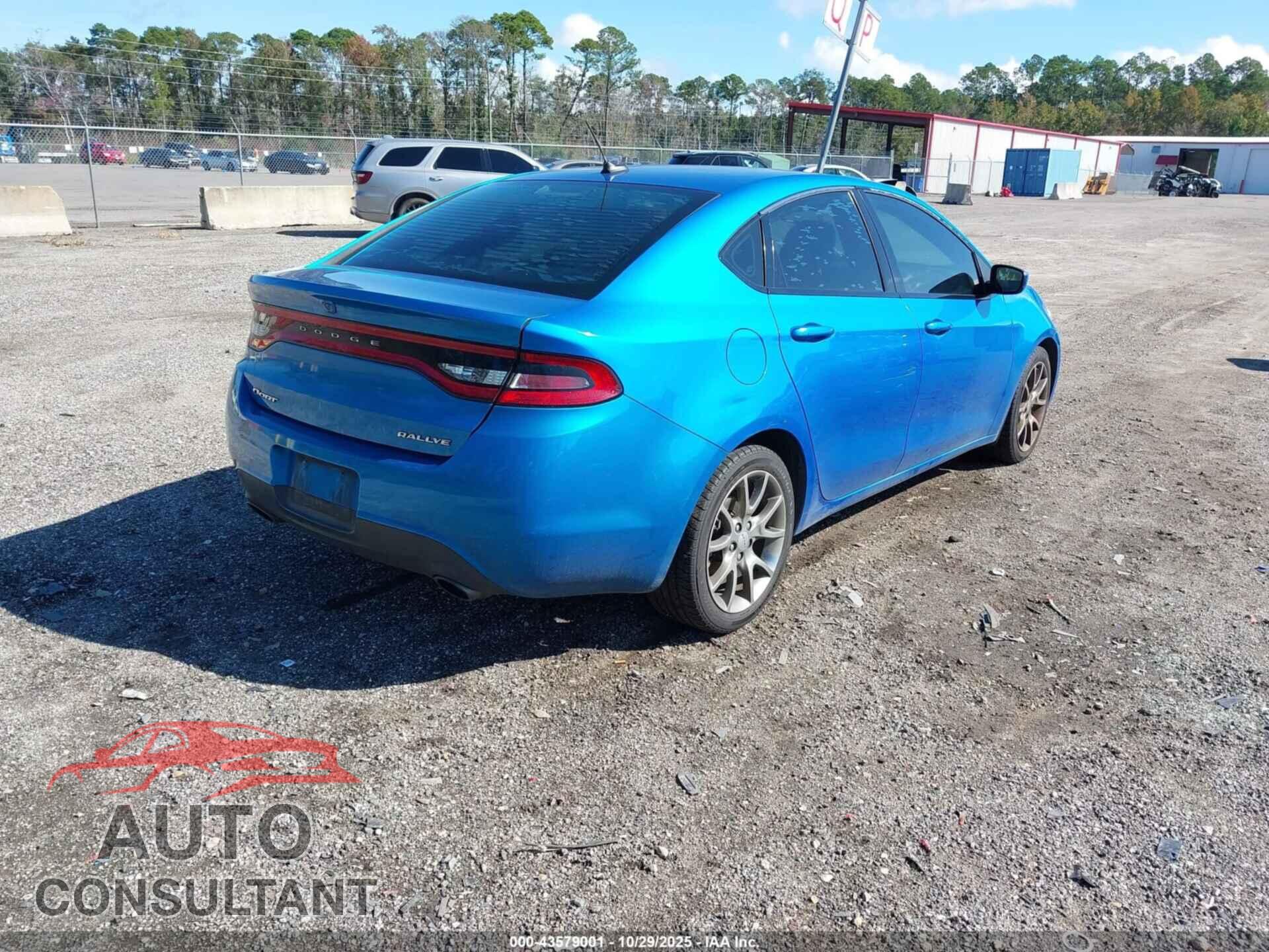 DODGE DART 2015 - 1C3CDFBB1FD181358
