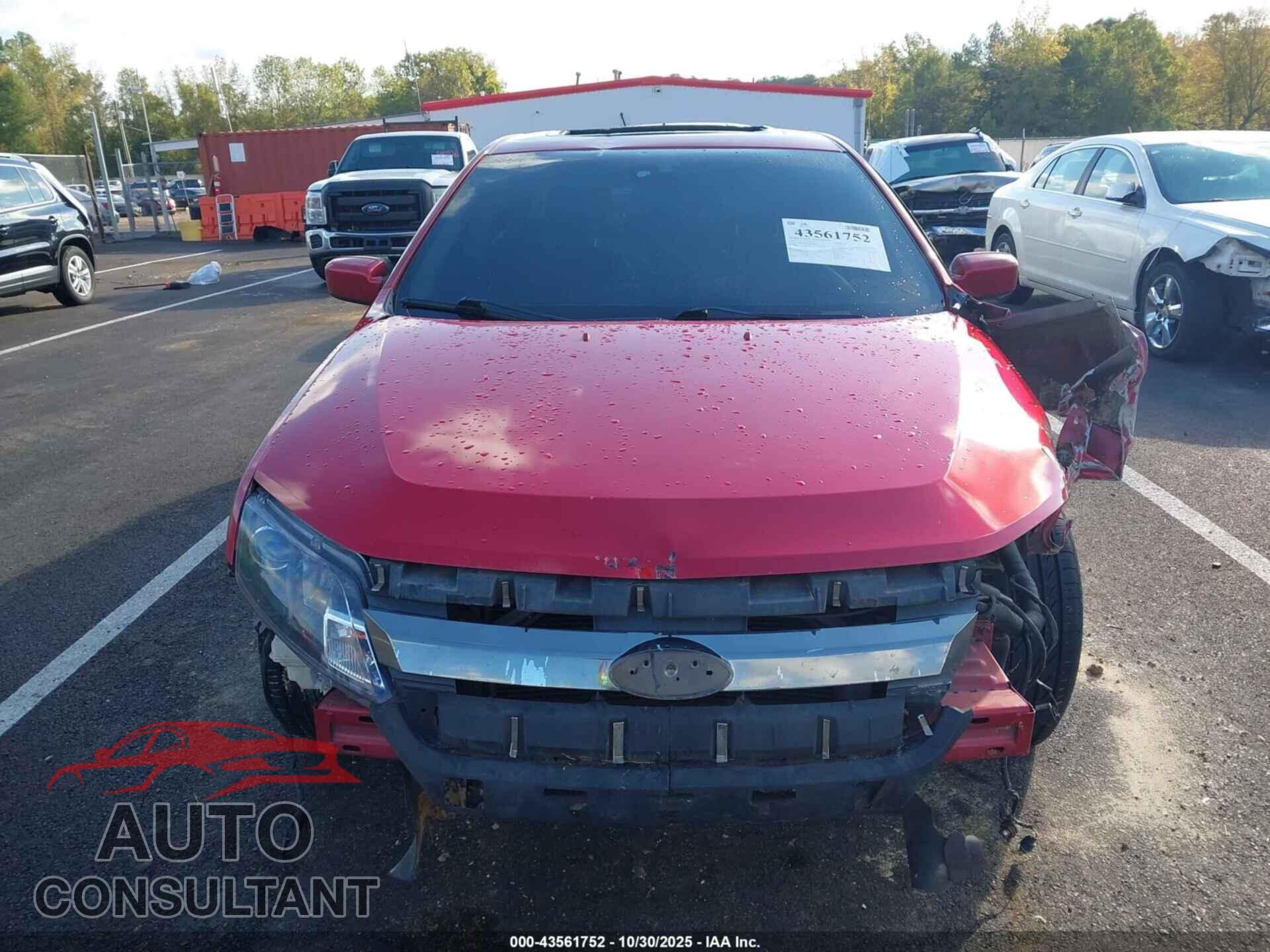 FORD FUSION 2011 - 3FAHP0KC6BR290419