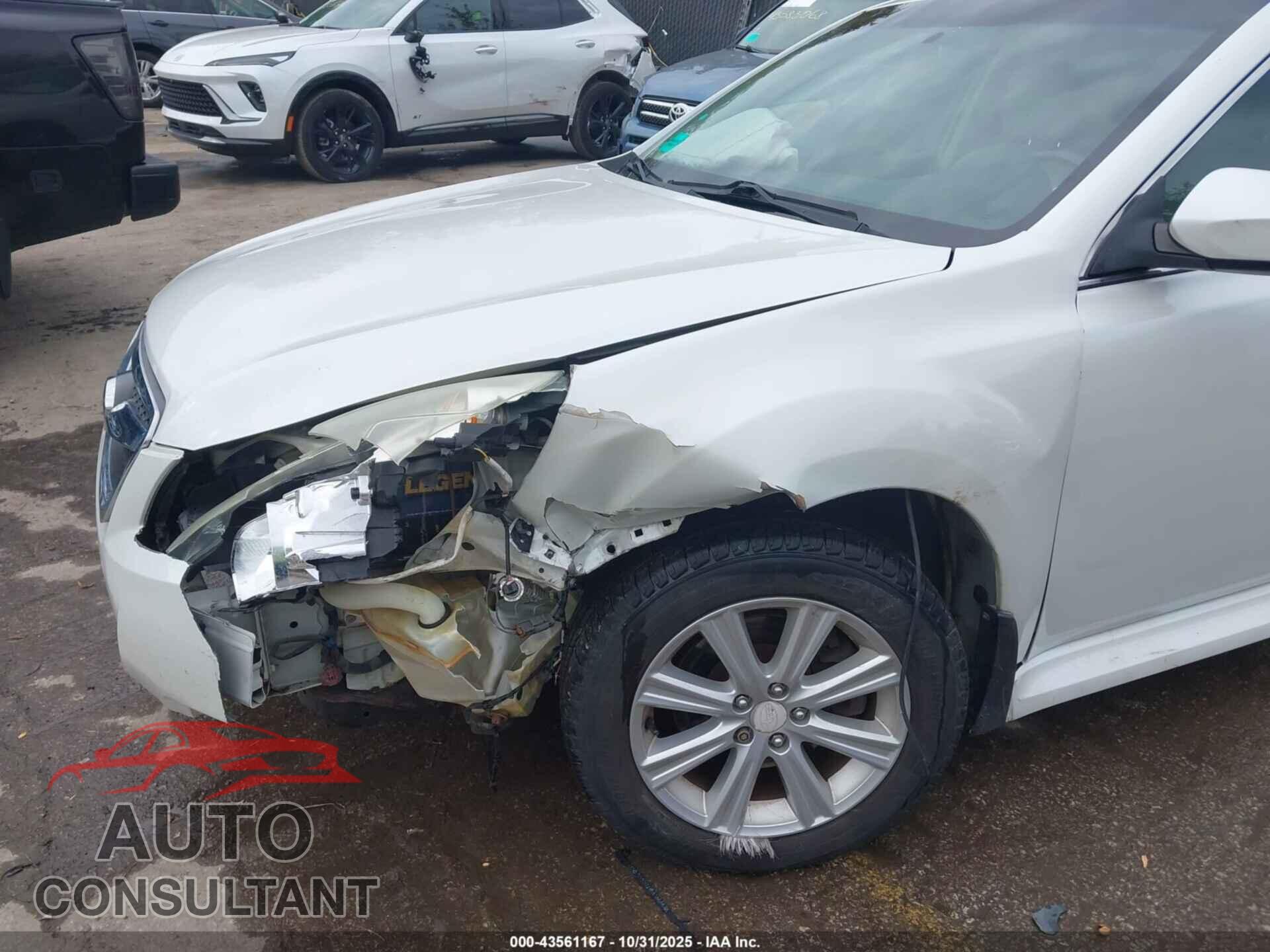 SUBARU LEGACY 2011 - 4S3BMBB64B3231737