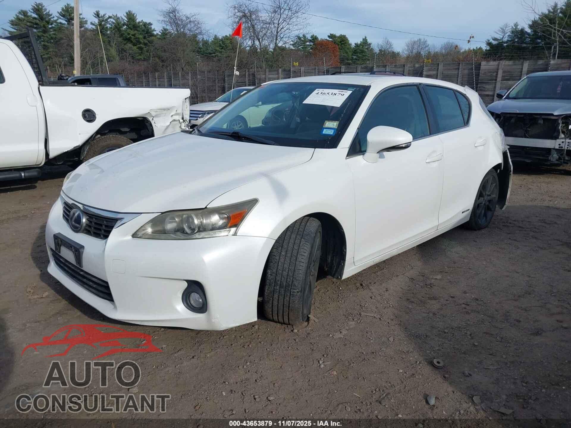 LEXUS CT 200H 2012 - JTHKD5BH2C2088005