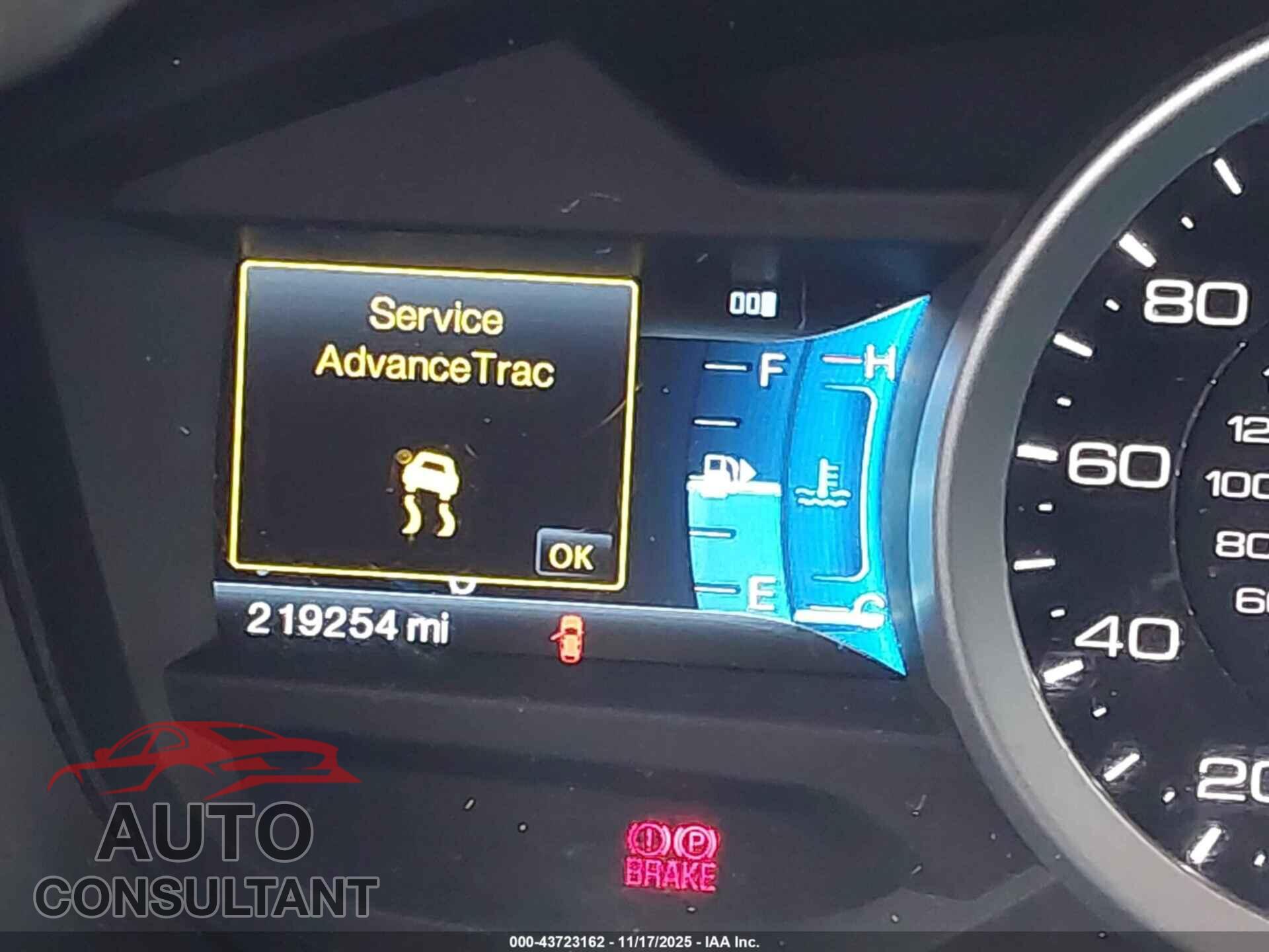 FORD EXPLORER 2011 - 1FMHK7D86BGA28221