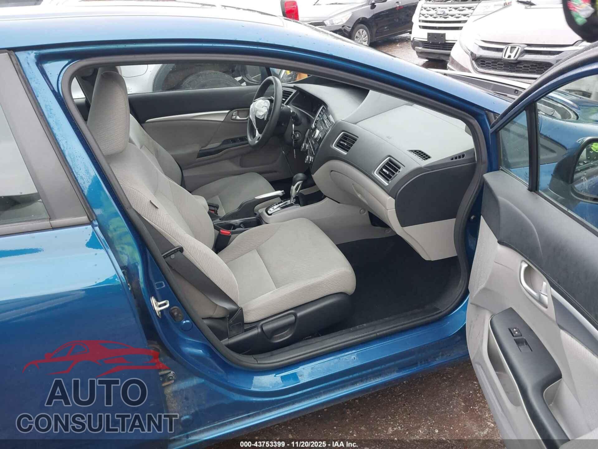HONDA CIVIC 2013 - 19XFB2F87DE087325