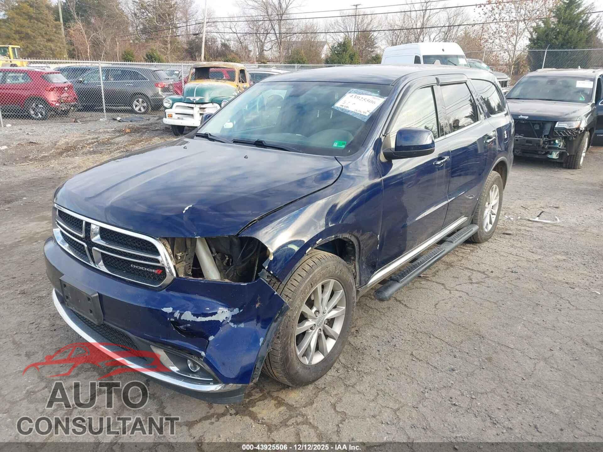 DODGE DURANGO 2017 - 1C4RDJAG1HC639446