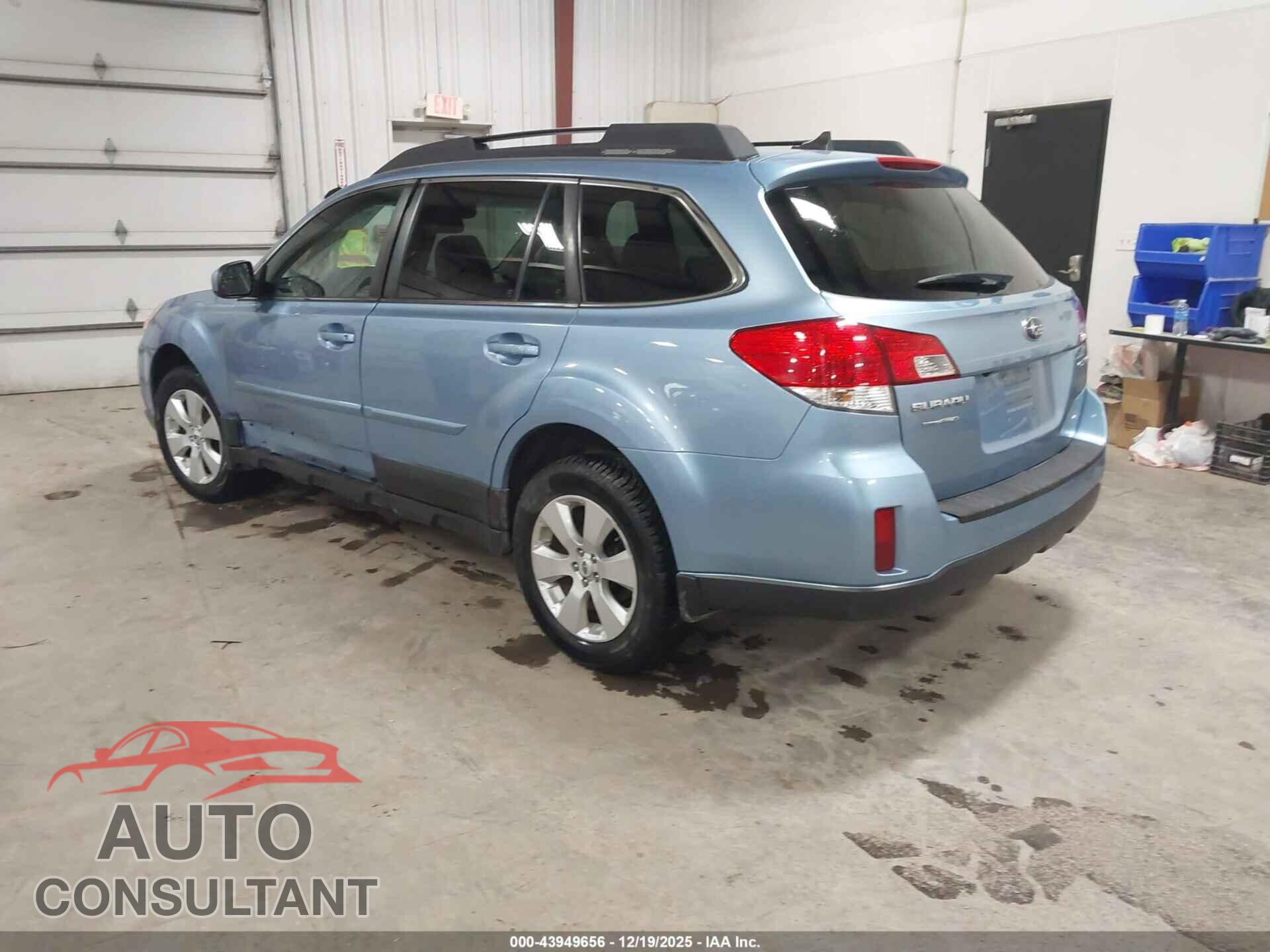SUBARU OUTBACK 2012 - 4S4BRCLC2C3244866