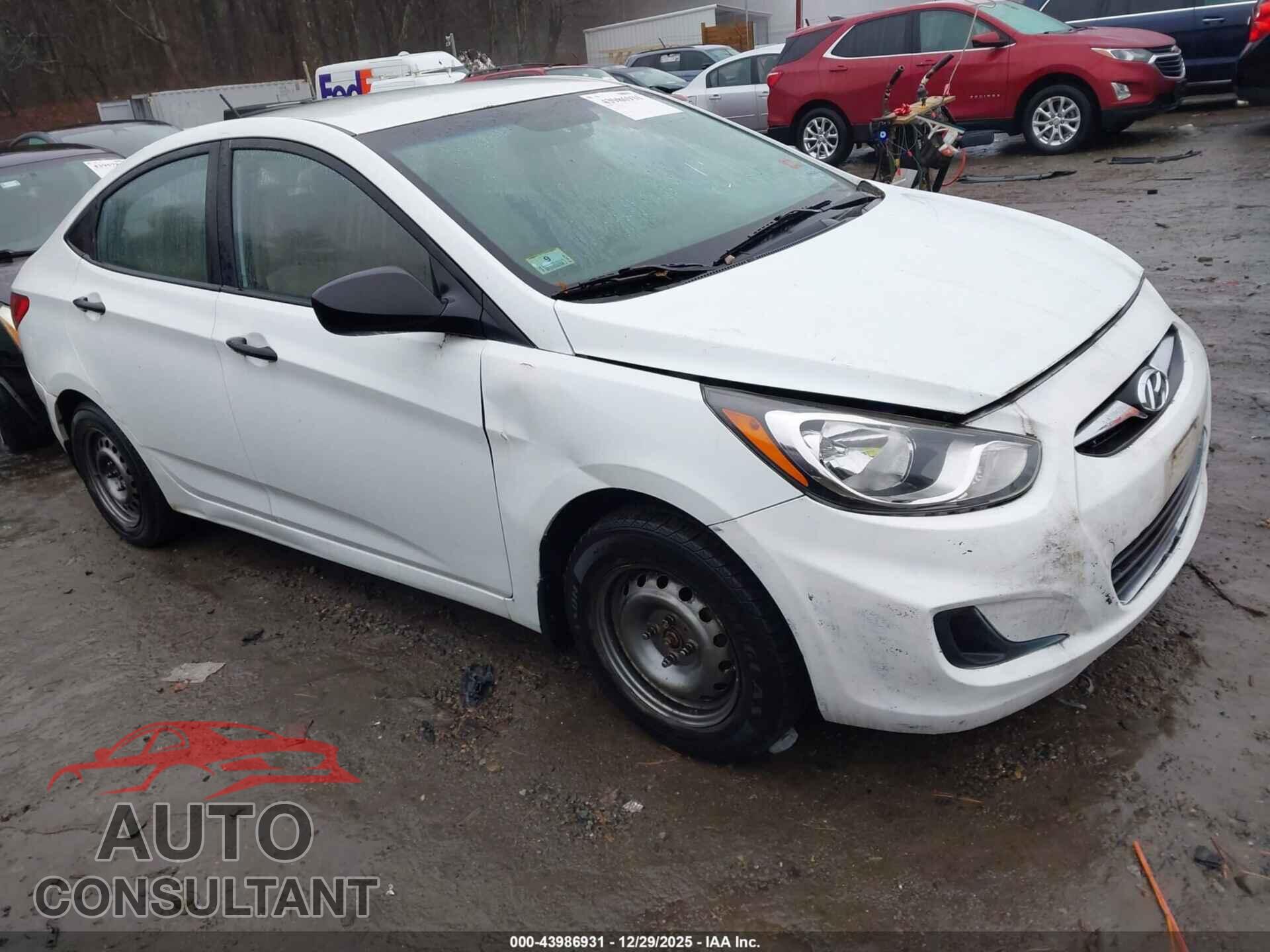 HYUNDAI ACCENT 2012 - KMHCT4AE2CU254355