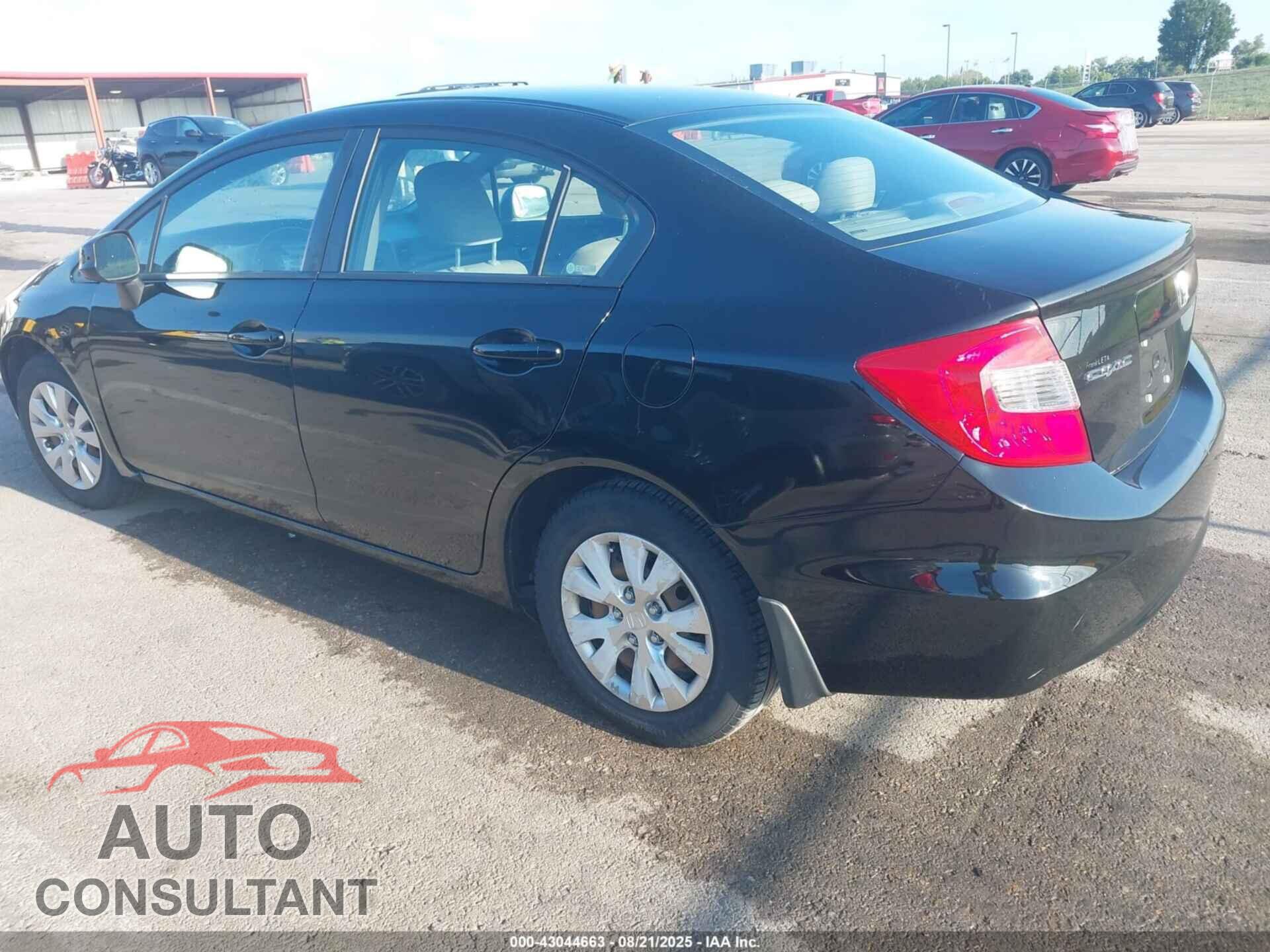 HONDA CIVIC 2012 - 19XFB2F51CE088801
