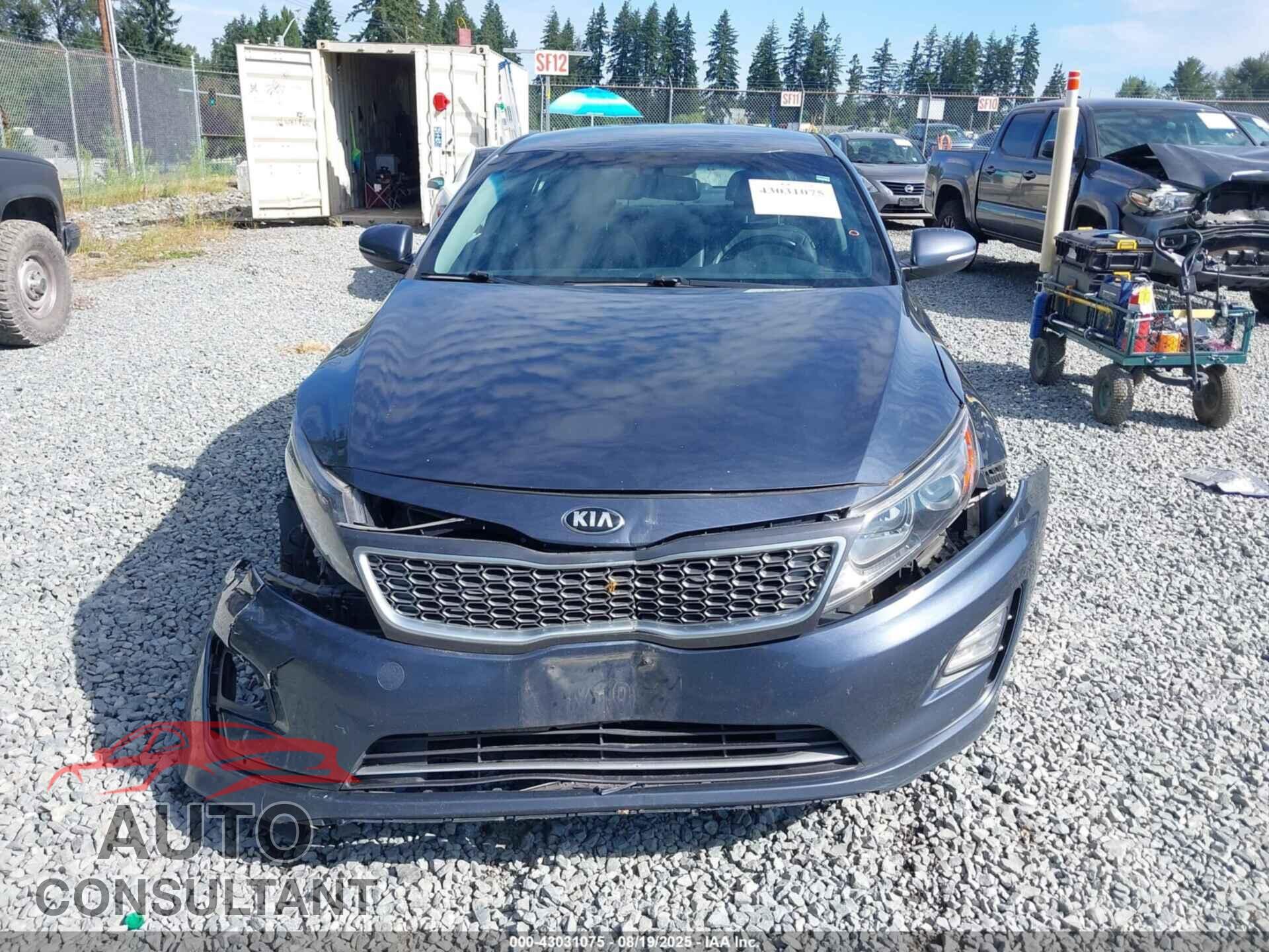 KIA OPTIMA HYBRID 2014 - KNAGN4AD4E5067541