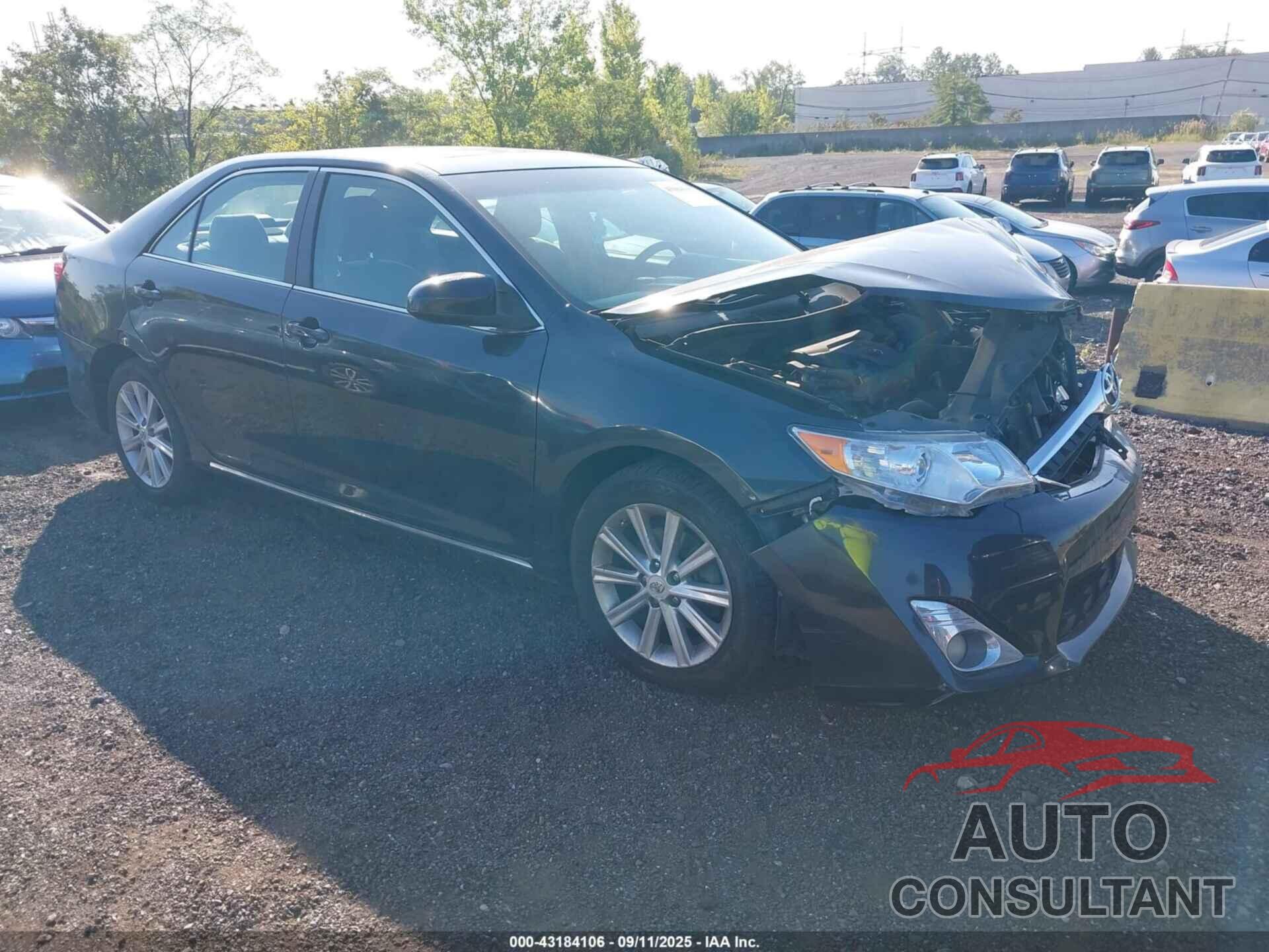 TOYOTA CAMRY 2012 - 4T4BF1FK4CR167112