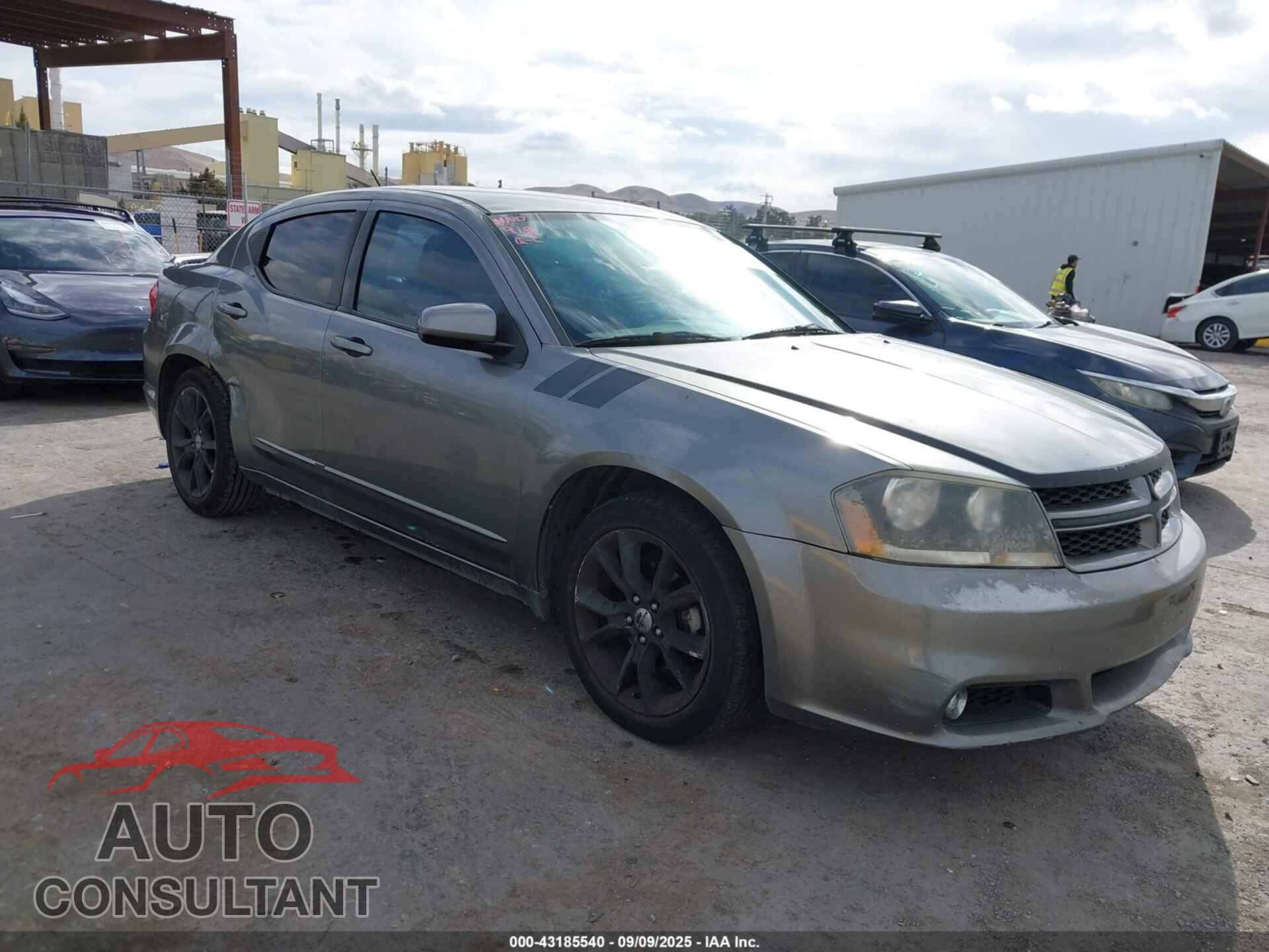 DODGE AVENGER 2013 - 1C3CDZBG5DN608271