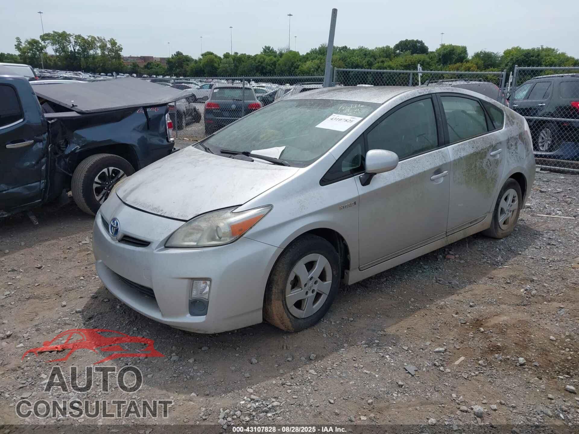 TOYOTA PRIUS 2011 - JTDKN3DU4B0321583