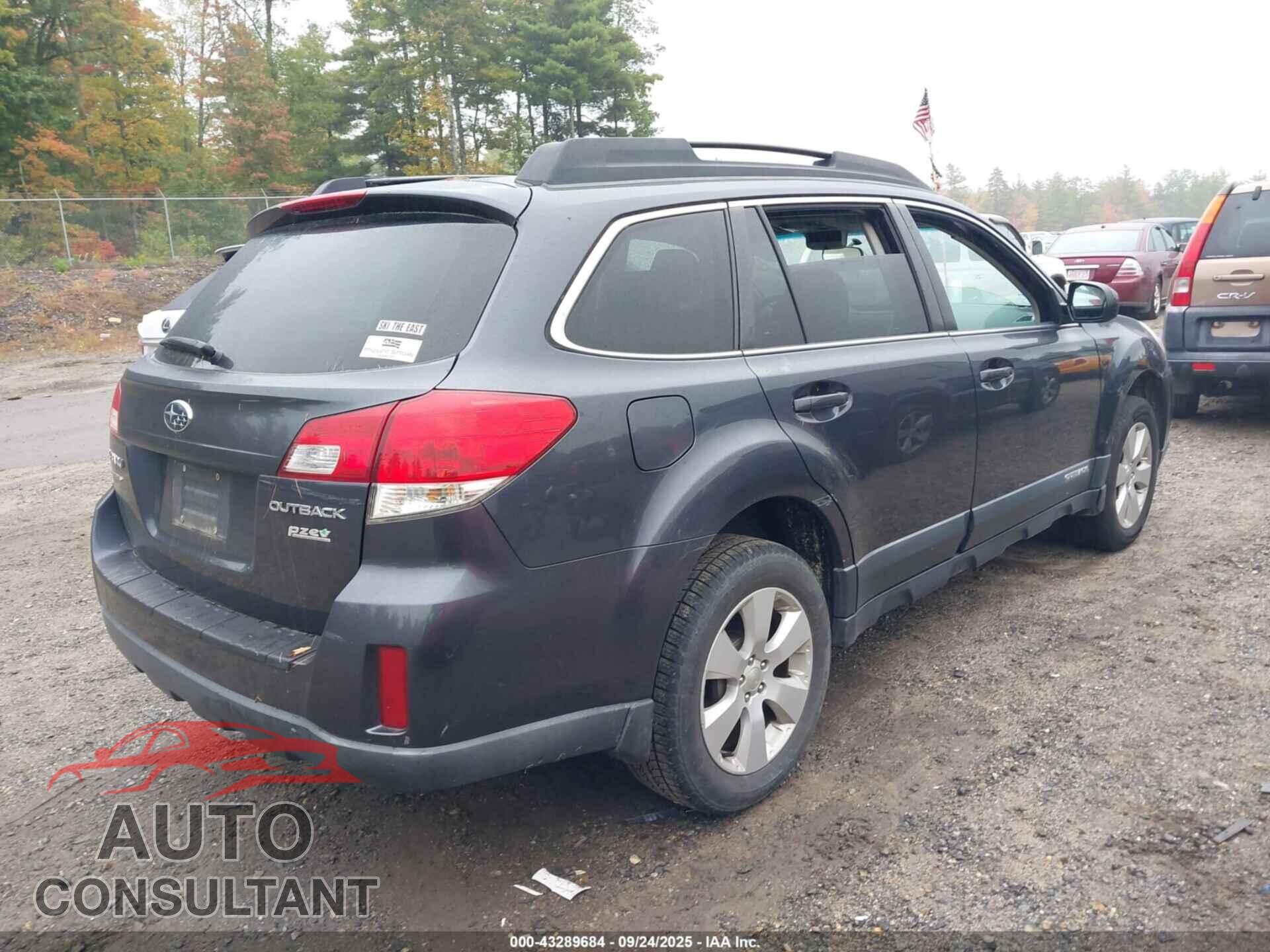 SUBARU OUTBACK 2012 - 4S4BRBCC8C3258426