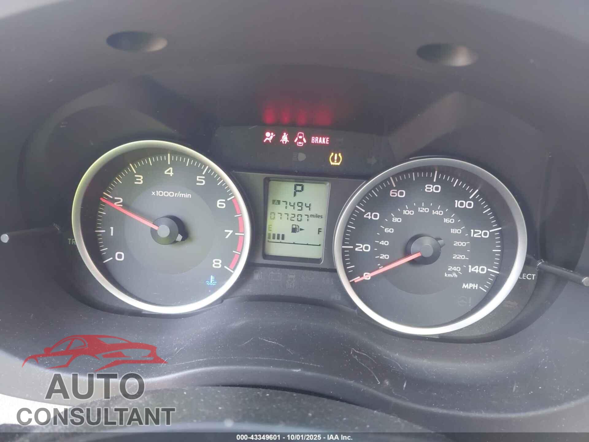 SUBARU FORESTER 2014 - JF2SJAEC4EH550942
