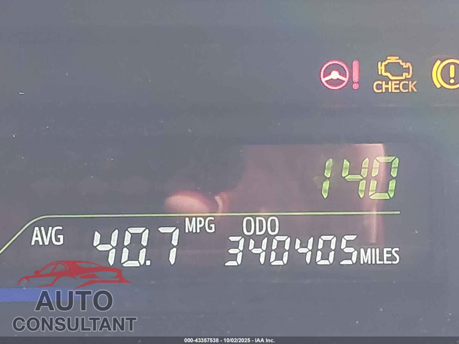 TOYOTA PRIUS V 2013 - JTDZN3EU3D3265943