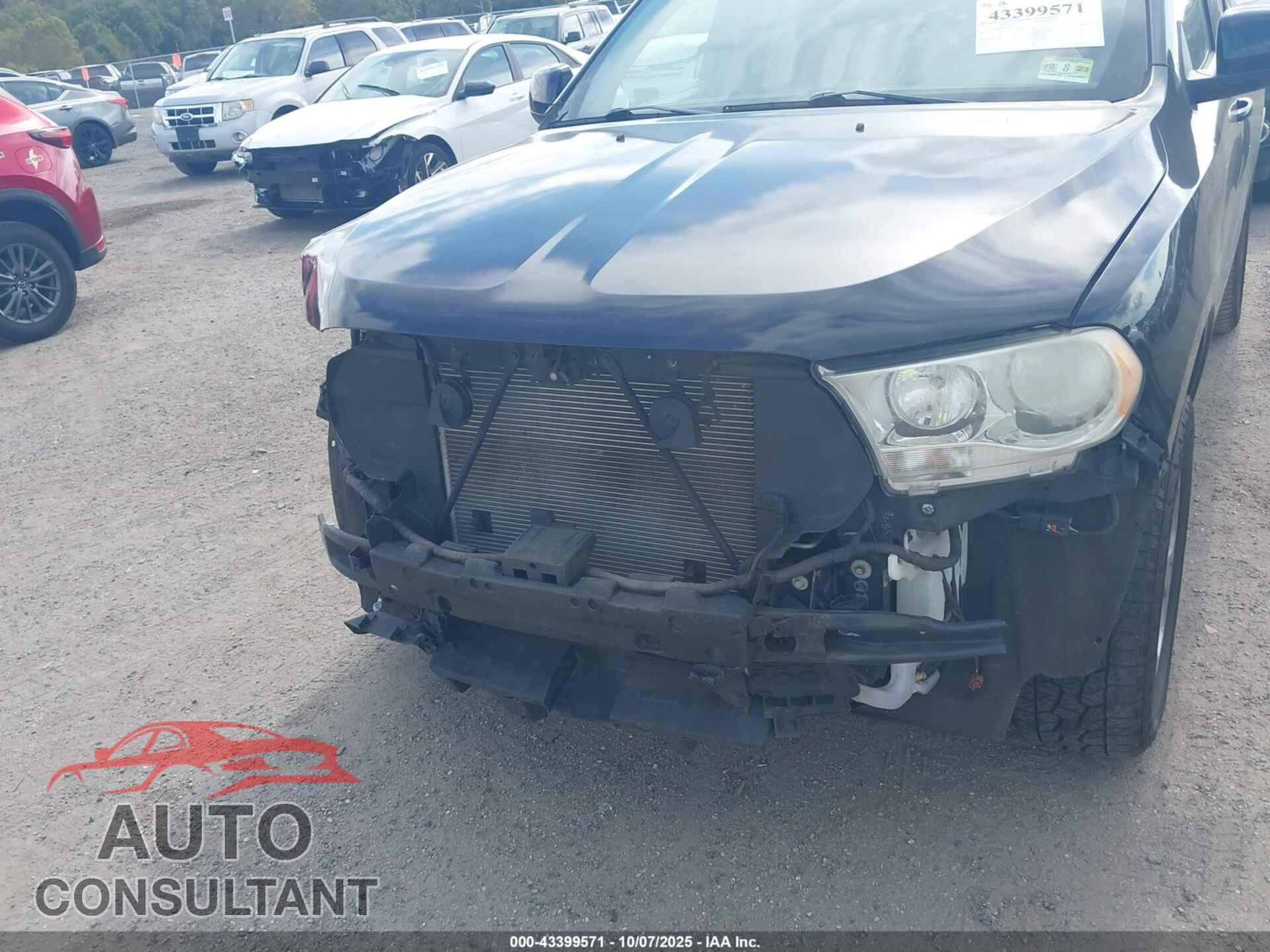 DODGE DURANGO 2011 - 1D4RD2GG4BC653333