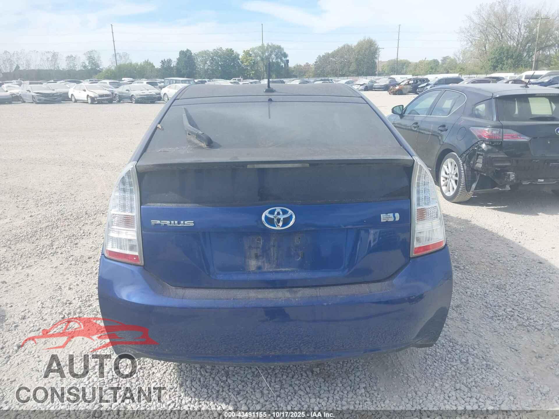 TOYOTA PRIUS 2011 - JTDKN3DU6B0298324