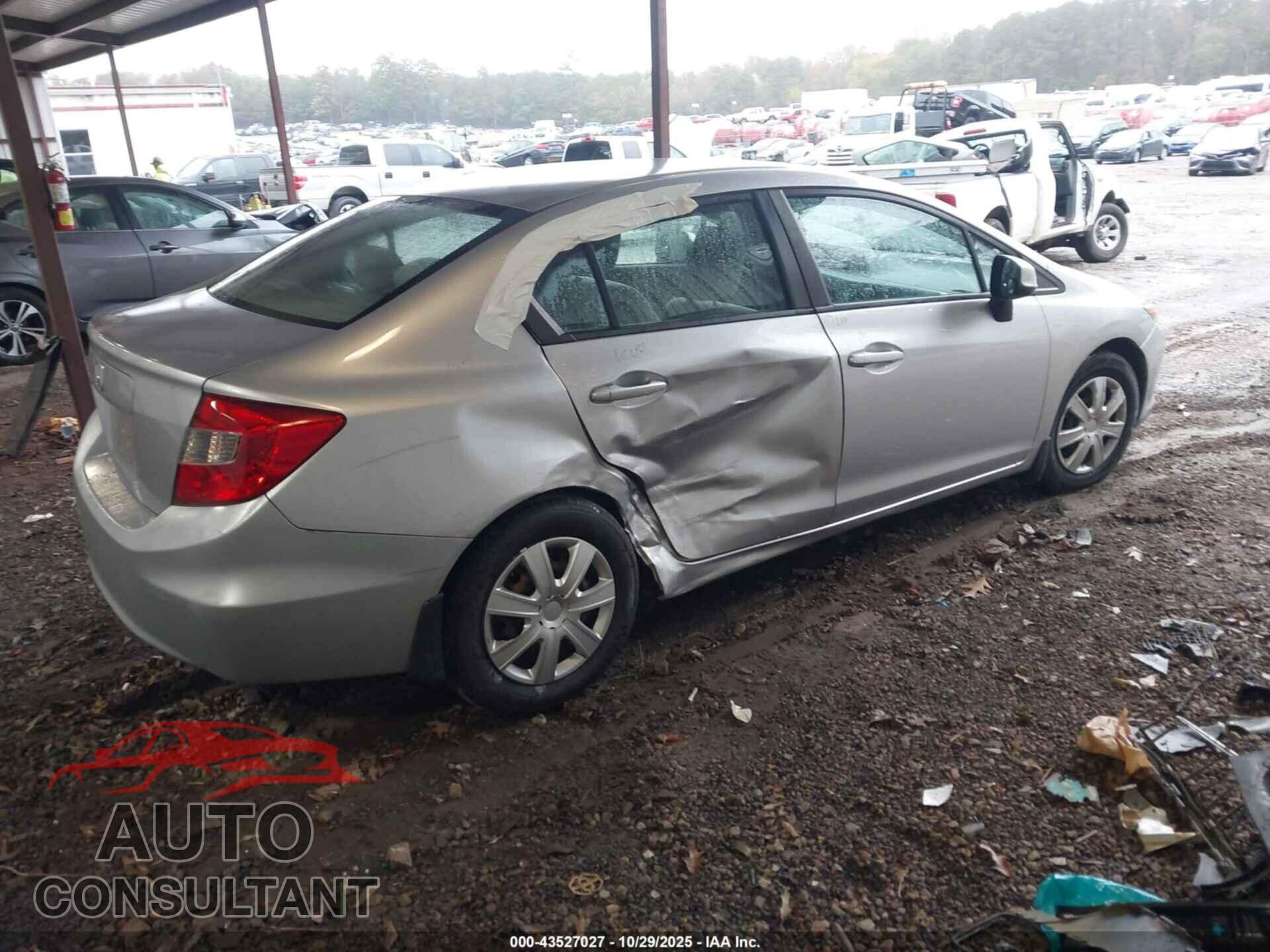 HONDA CIVIC 2012 - 19XFB2F58CE090688