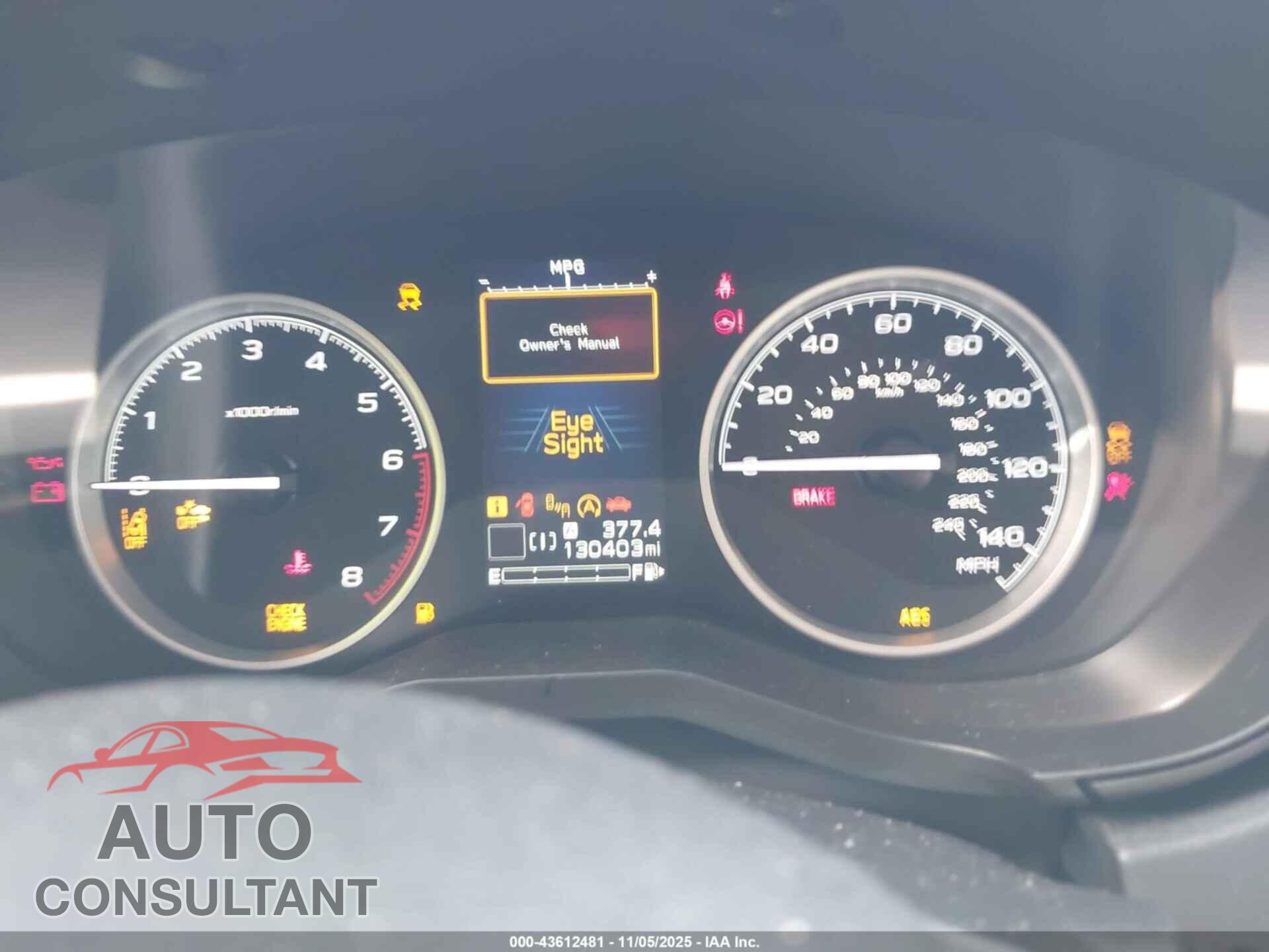 SUBARU FORESTER 2019 - JF2SKAGC8KH492971
