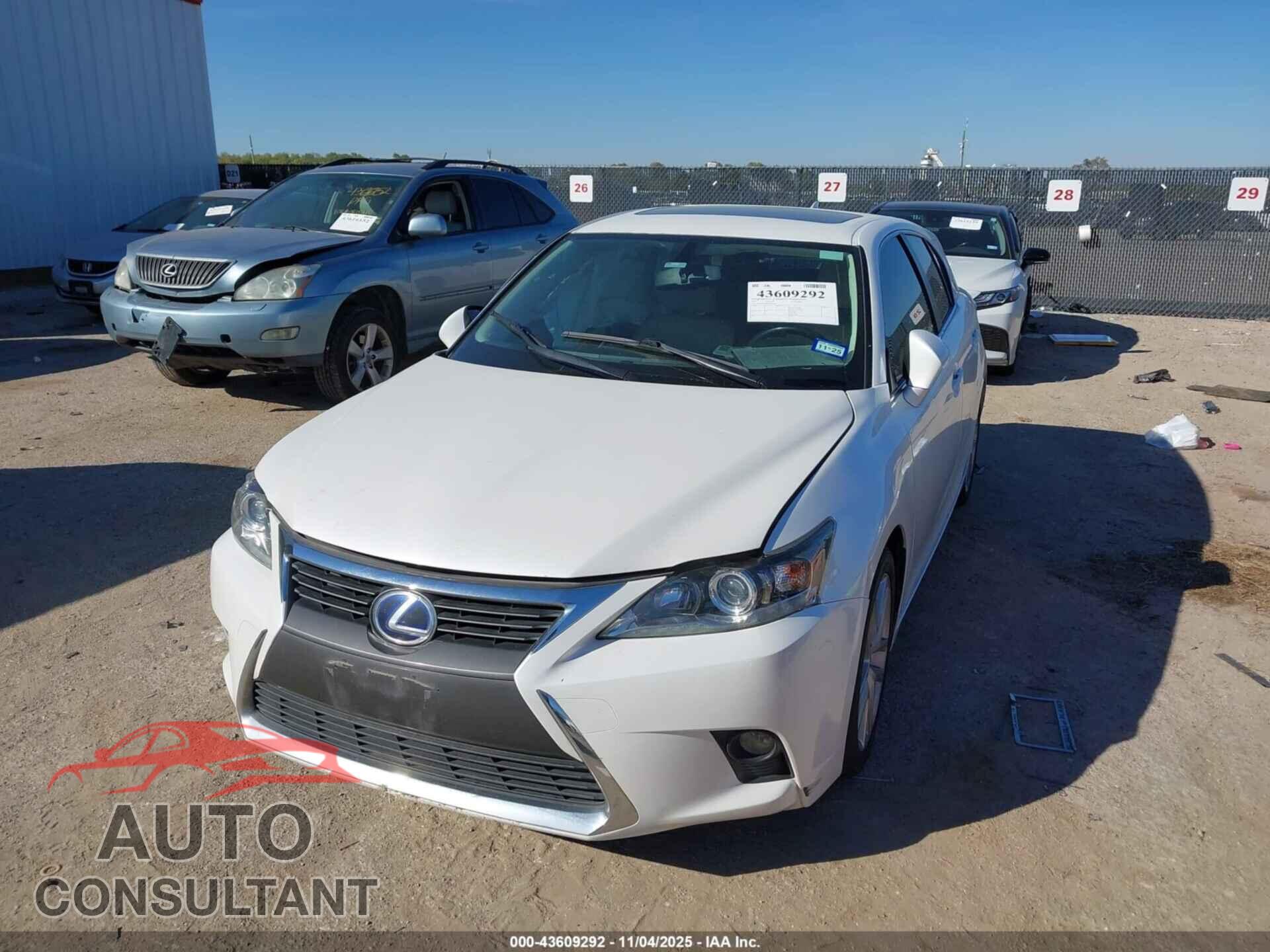 LEXUS CT 200H 2017 - JTHKD5BH4H2293428