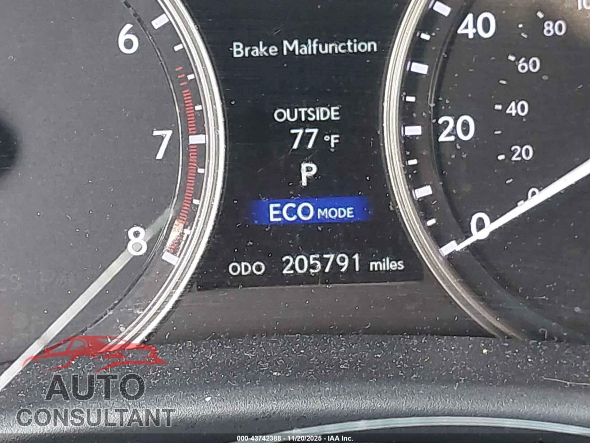 LEXUS GS 350 2013 - JTHCE1BL7D5016974