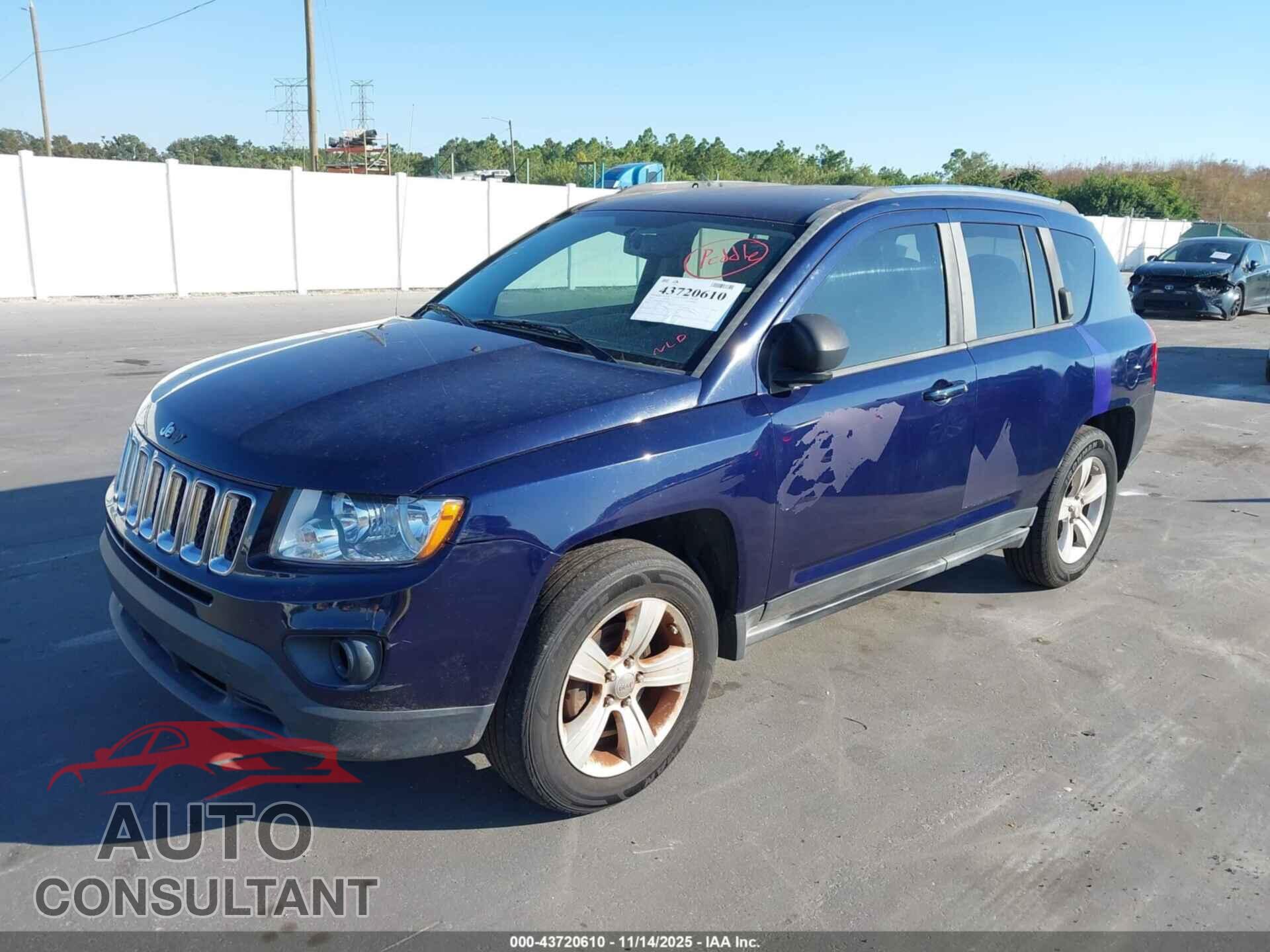 JEEP COMPASS 2012 - 1C4NJCEBXCD665659