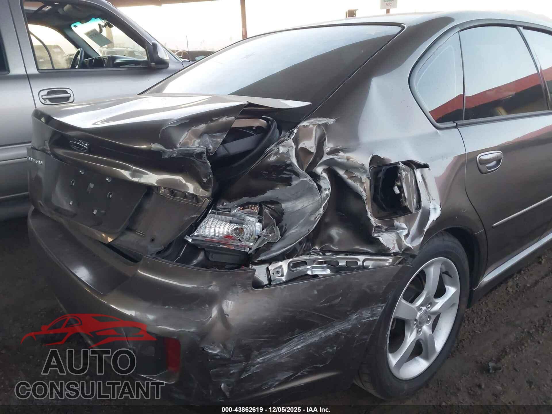 SUBARU LEGACY 2009 - 4S3BL616497235043