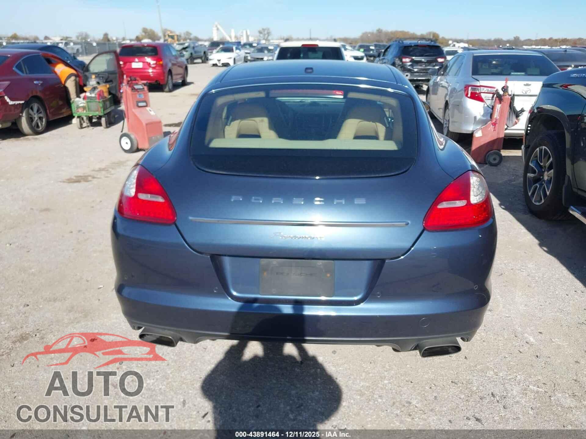 PORSCHE PANAMERA 2012 - WP0AA2A7XCL071461