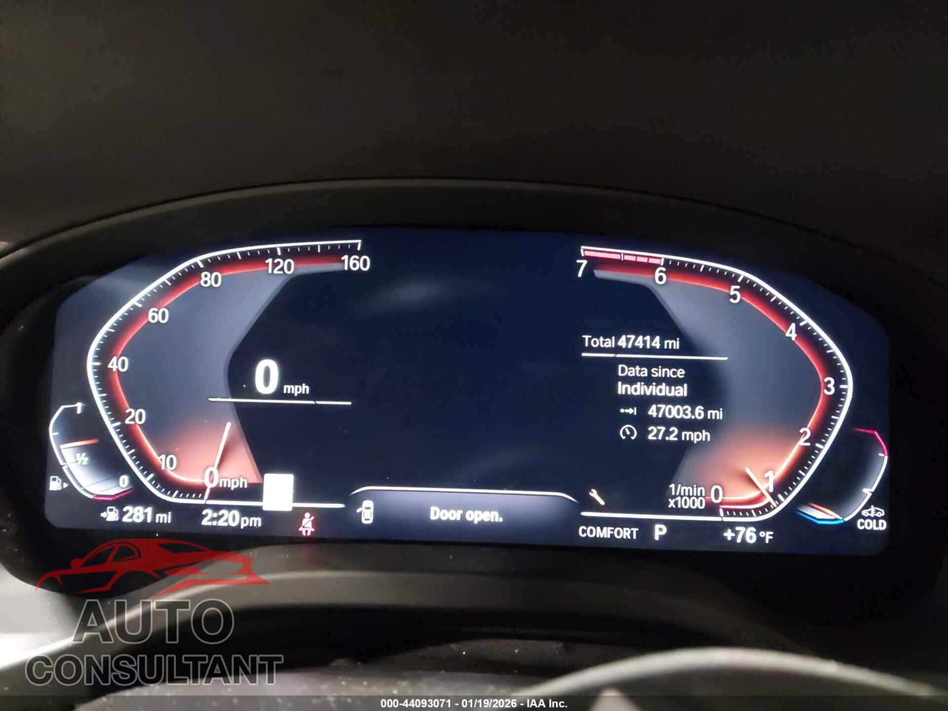 BMW X4 2021 - 5UX2V1C04M9D87148