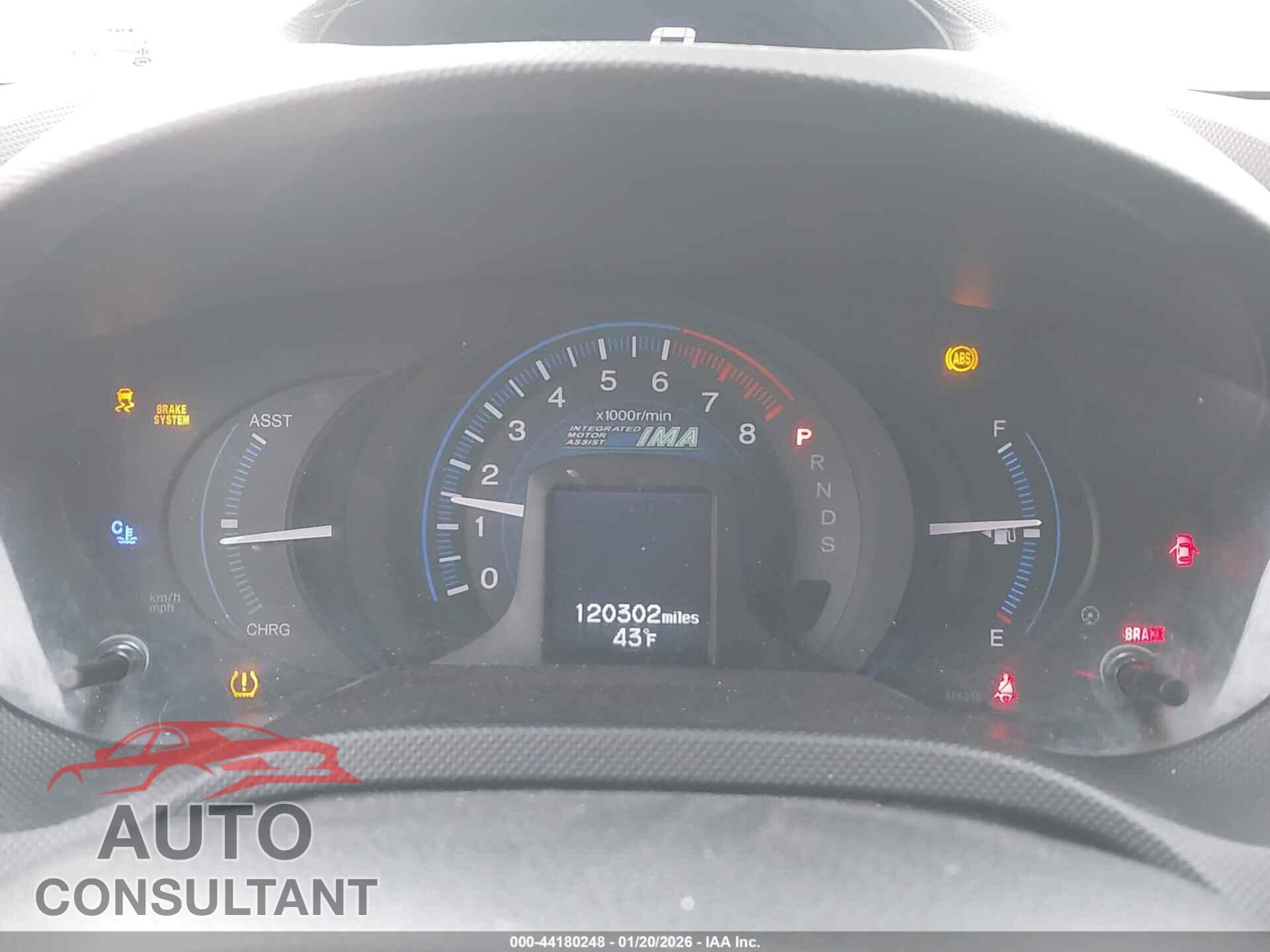HONDA INSIGHT 2014 - JHMZE2H70ES001214