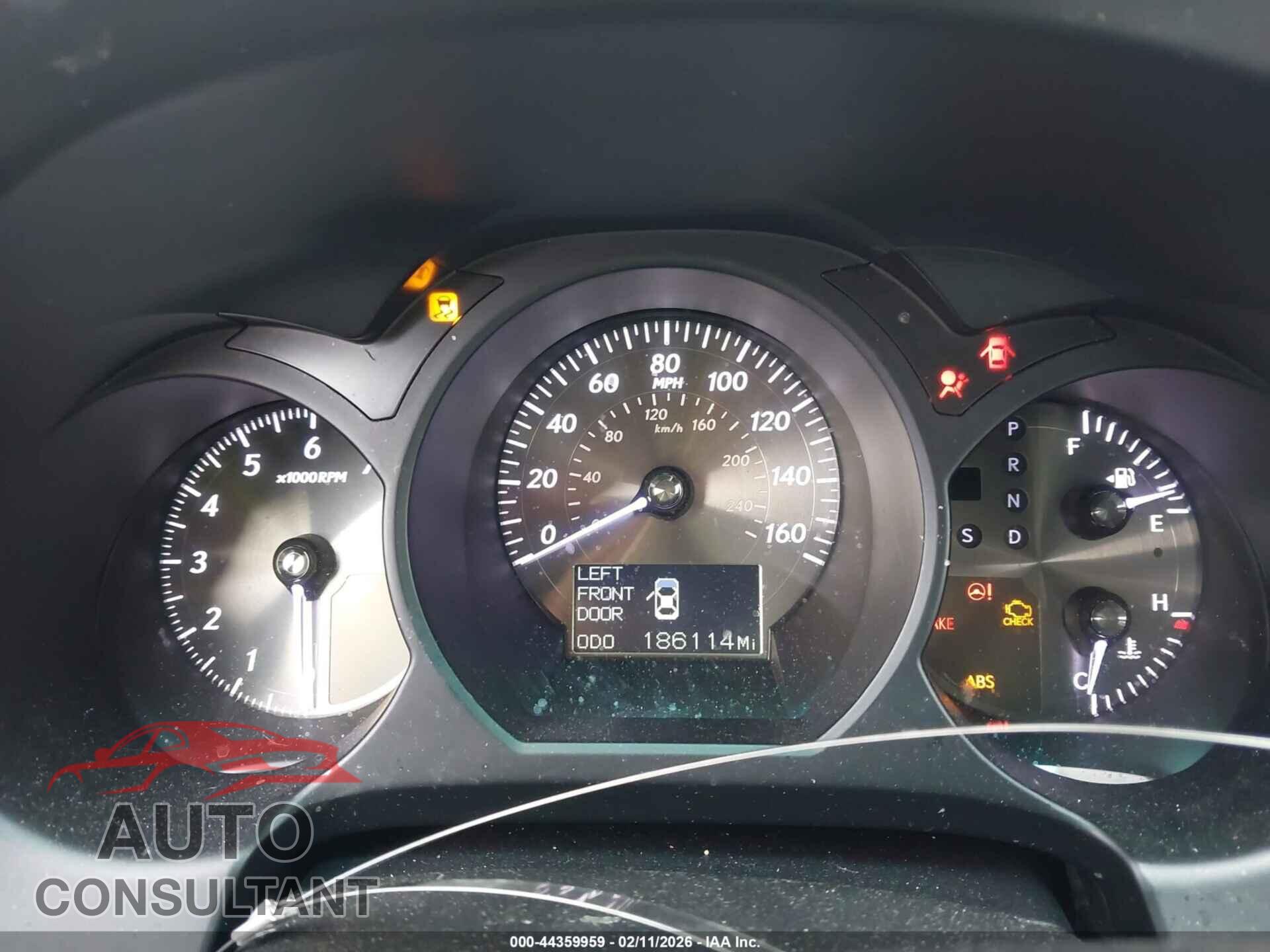 LEXUS GS 350 2011 - JTHCE1KS1B0028491