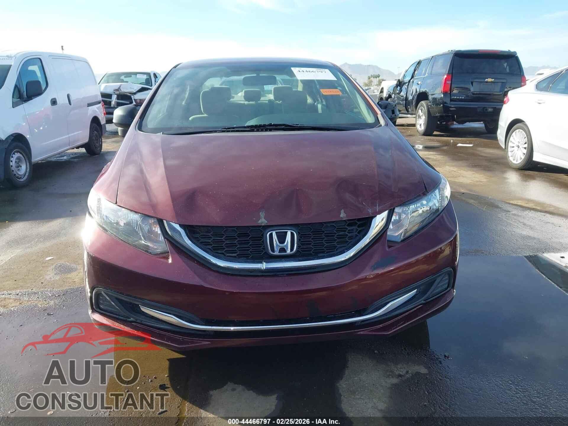 HONDA CIVIC 2013 - 19XFB2F54DE244363
