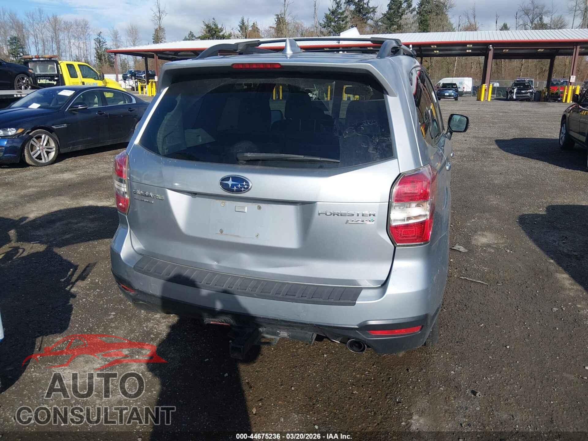 SUBARU FORESTER 2016 - JF2SJAXC8GH434658