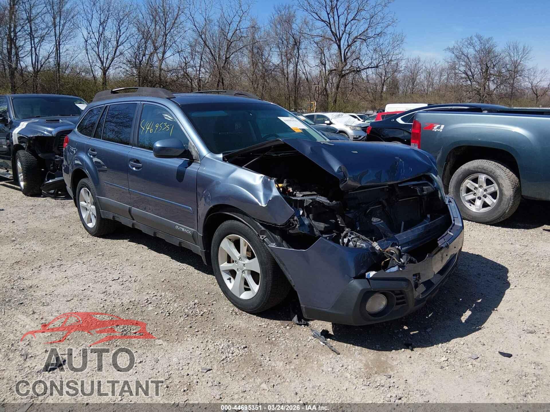 SUBARU OUTBACK 2013 - 4S4BRBGC7D3241984